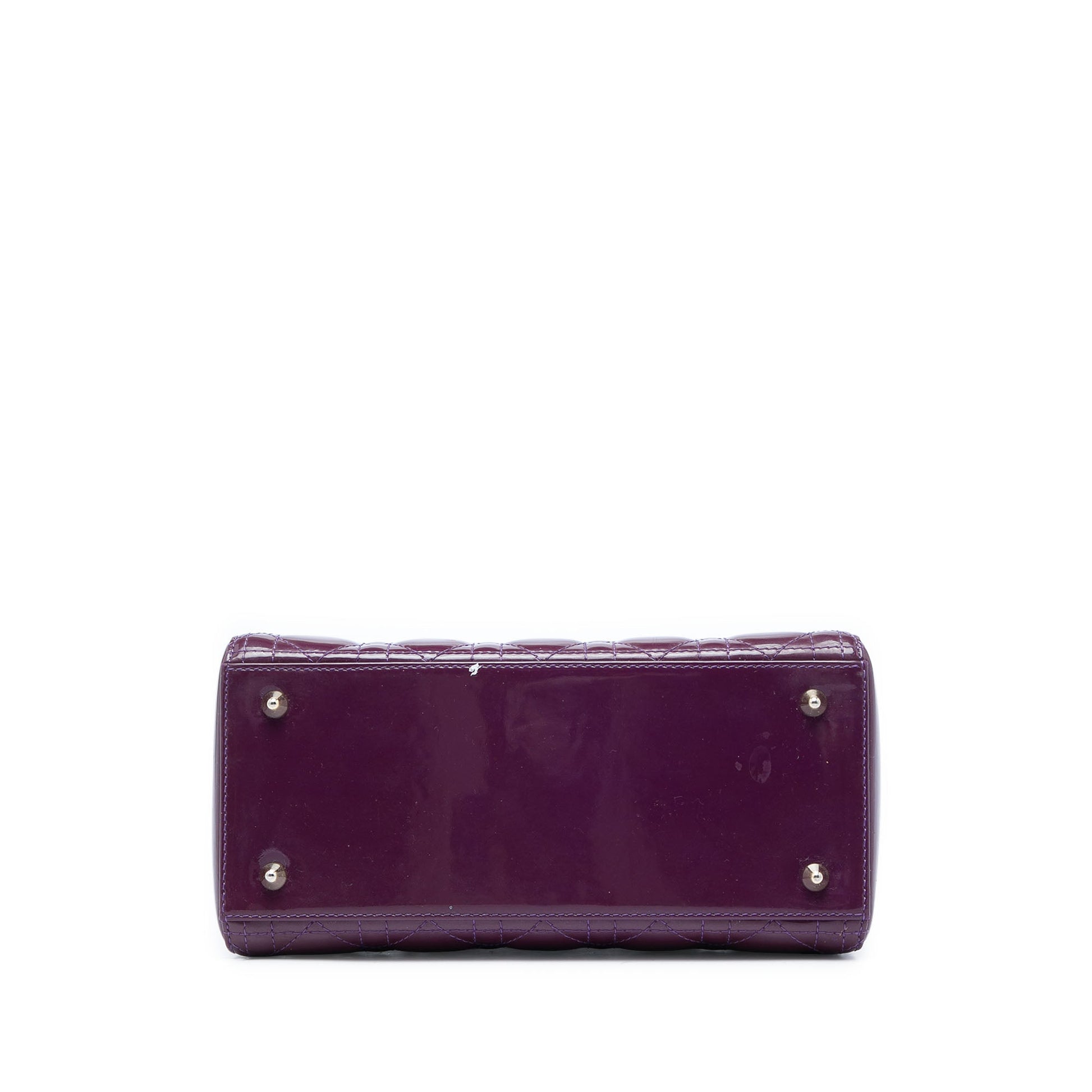 Dior Medium Patent Cannage Lady Dior