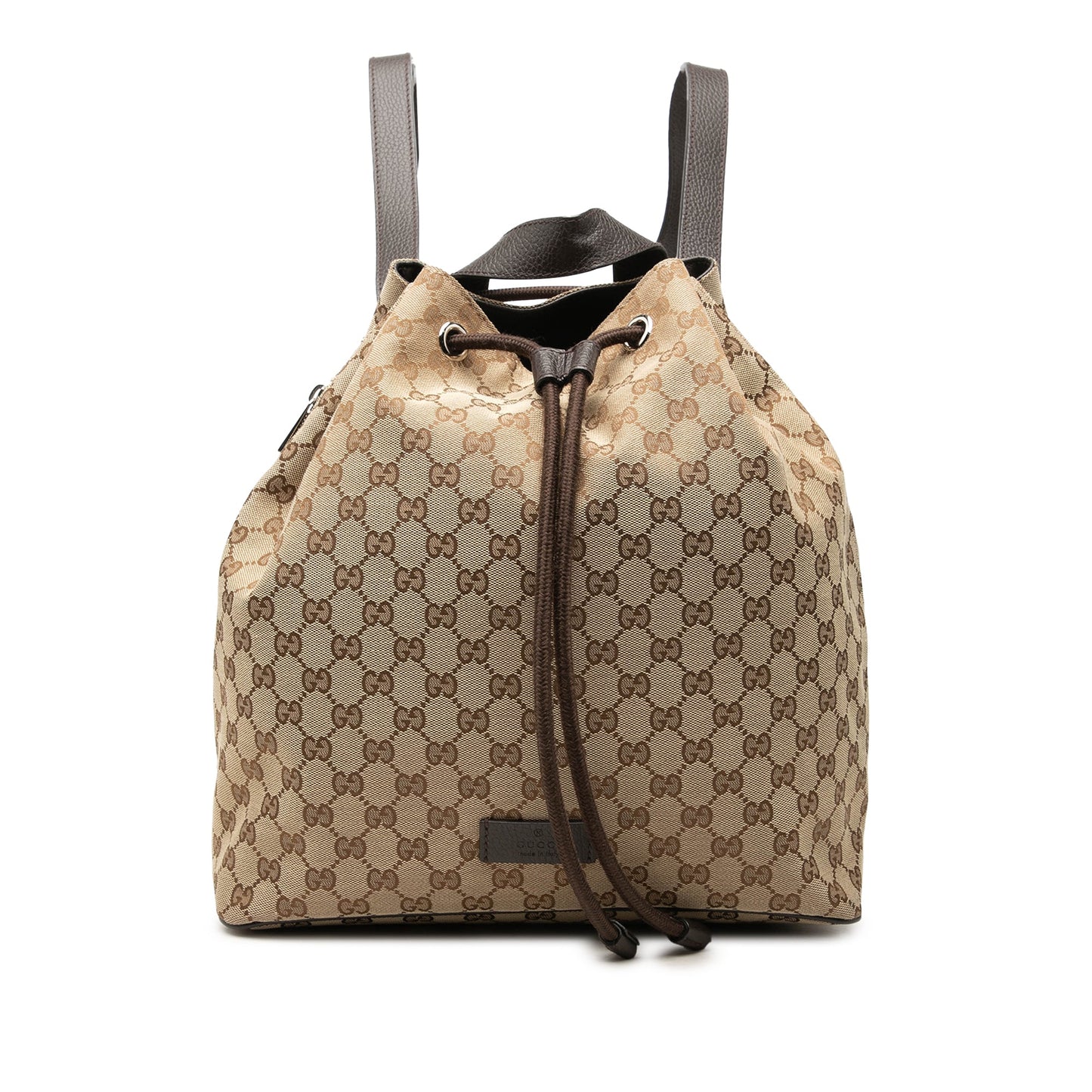 Gucci GG Canvas Drawstring Backpack