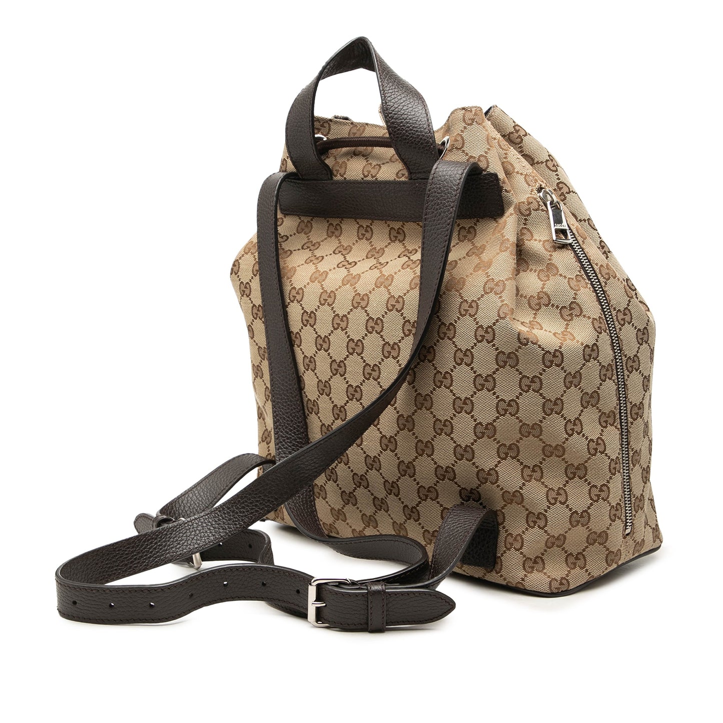 Gucci GG Canvas Drawstring Backpack