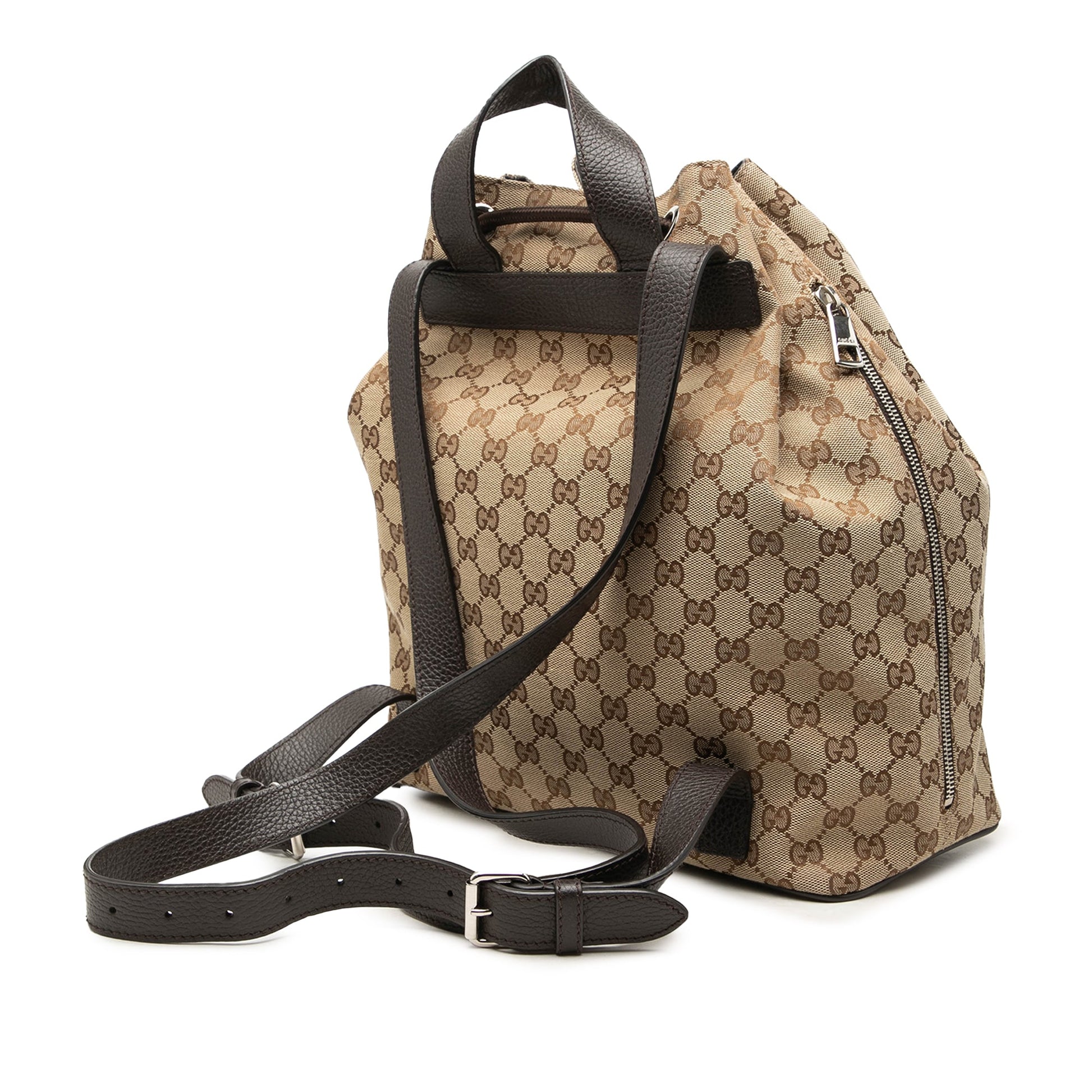 Gucci GG Canvas Drawstring Backpack