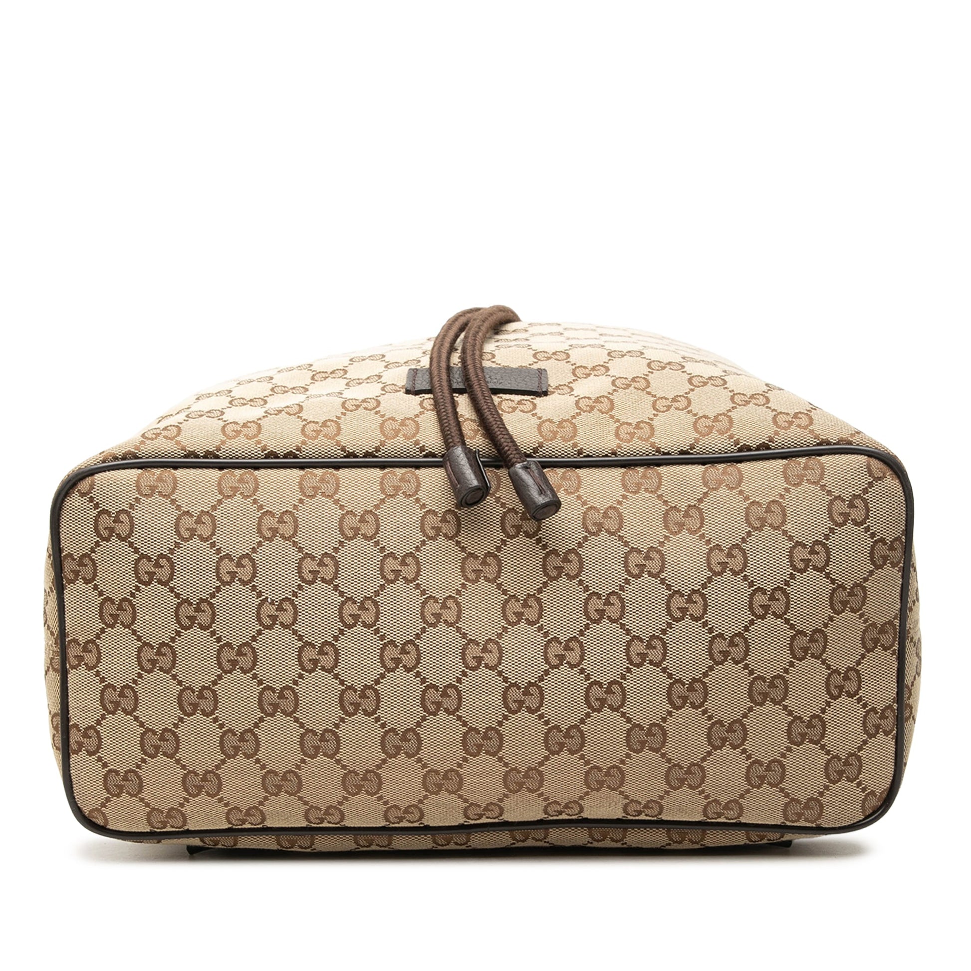 Gucci GG Canvas Drawstring Backpack