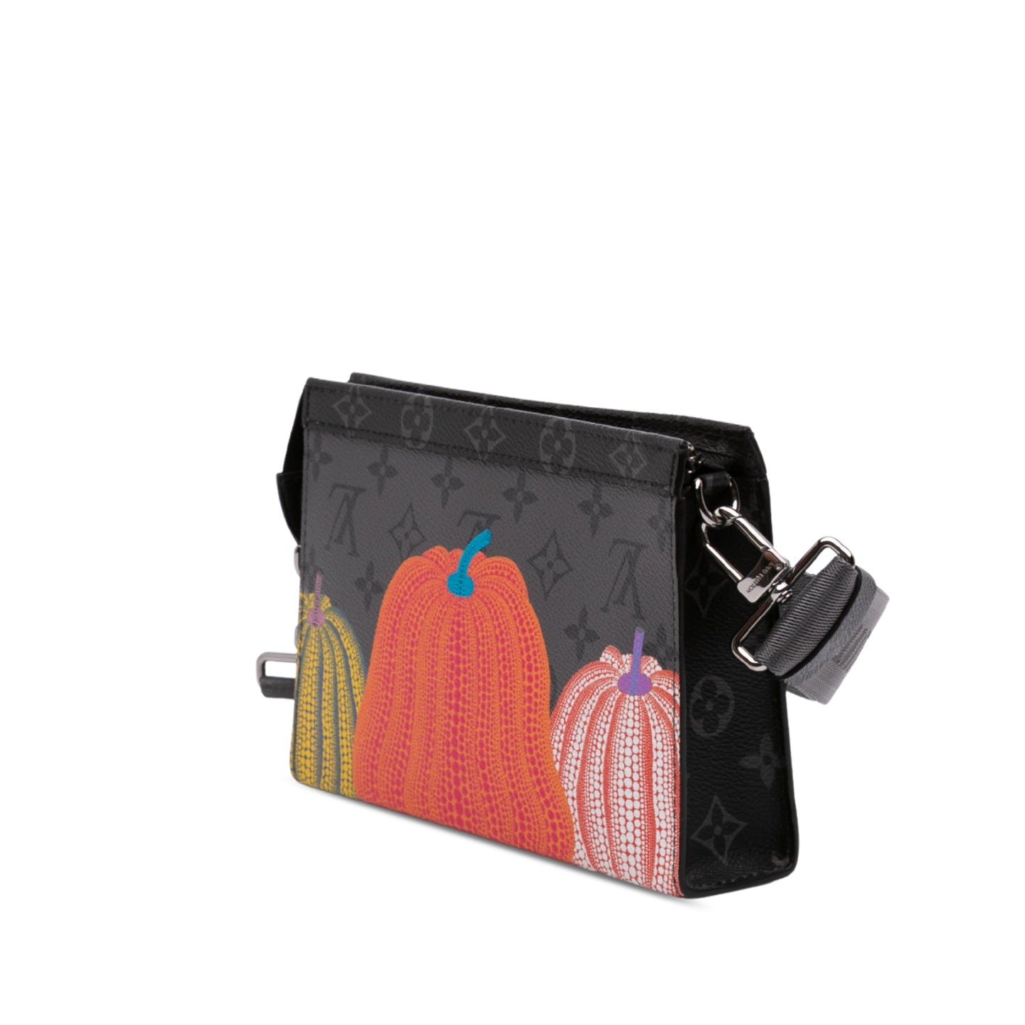 Louis Vuitton Yayoi Kusama Monogram Eclipse Reverse Pumpkin Wearable Wallet
