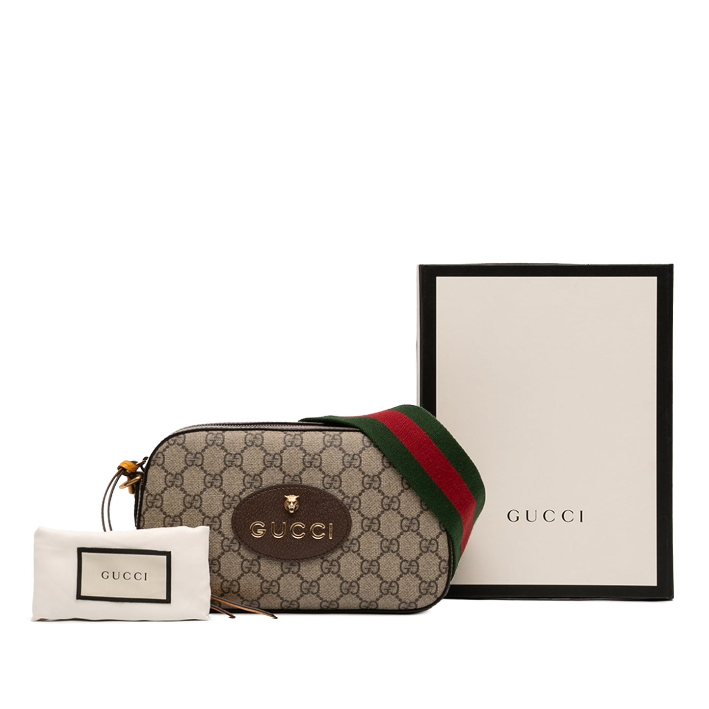 Gucci GG Supreme Web Neo Vintage Crossbody