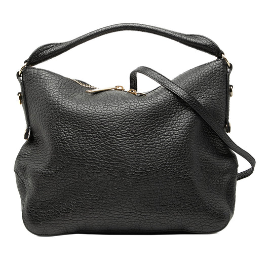 Burberry Small Heritage Grained Calfskin Ledbury Hobo