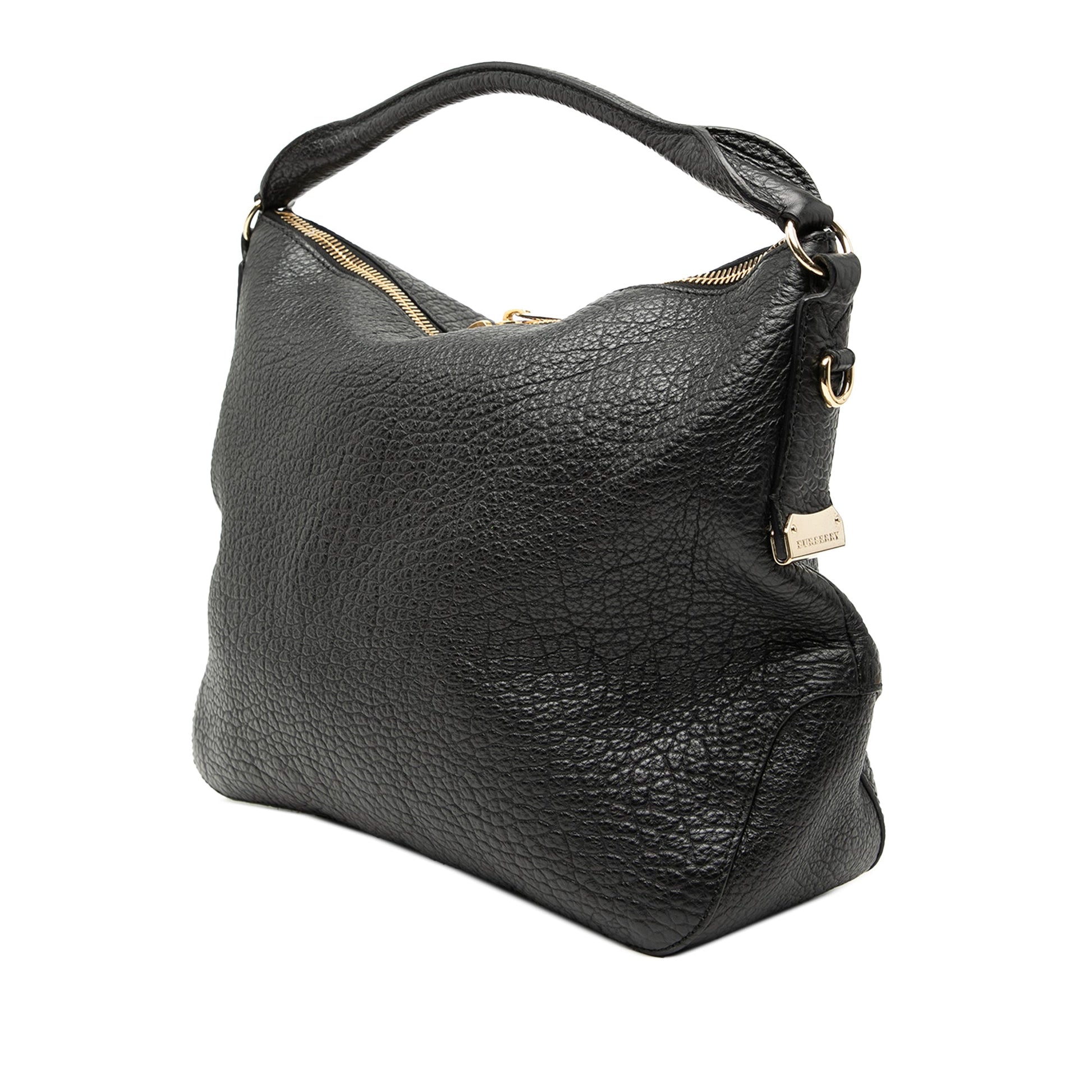 Burberry Small Heritage Grained Calfskin Ledbury Hobo