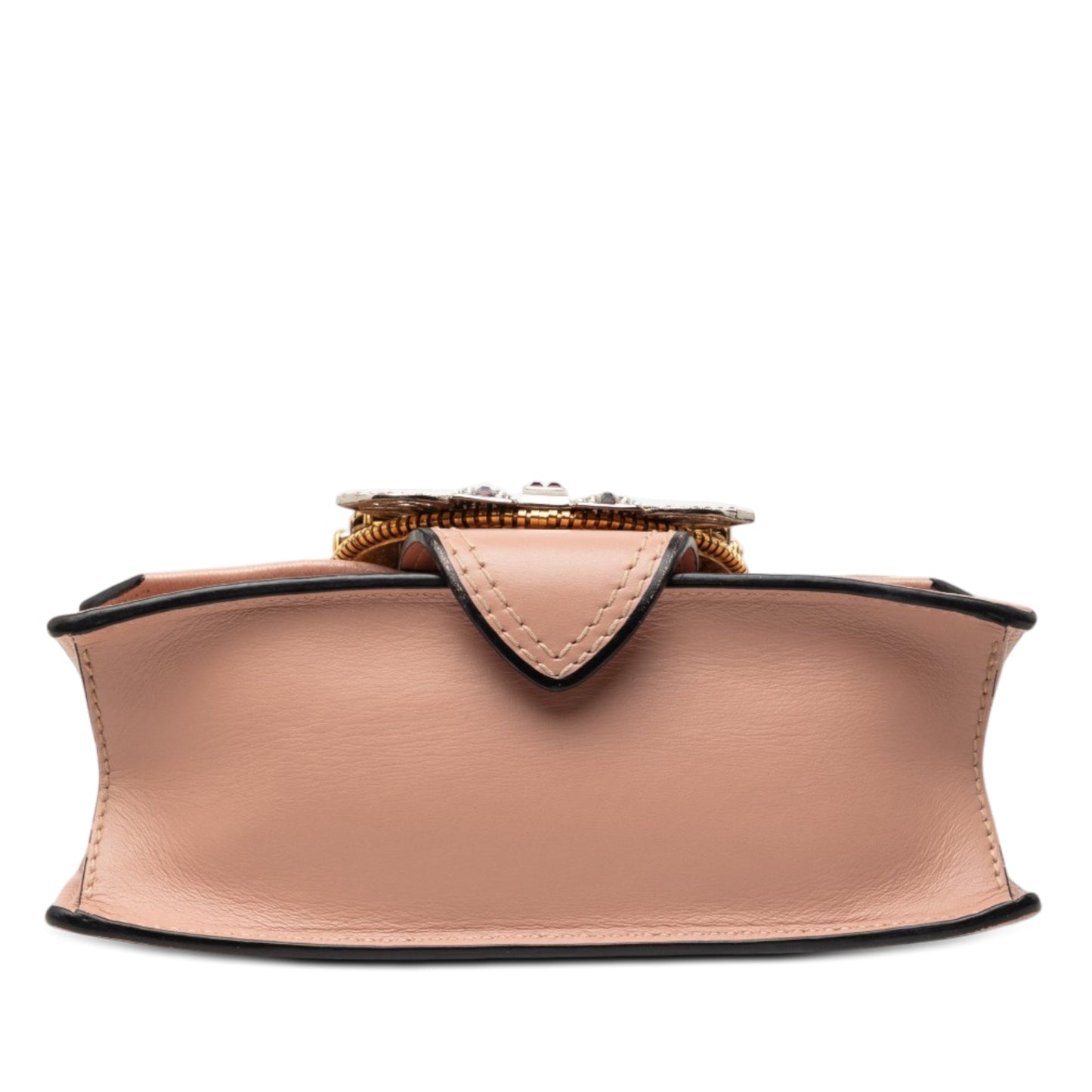 Miu Miu Goatskin Madras Soft Calf Crystal Embellished Crossbody