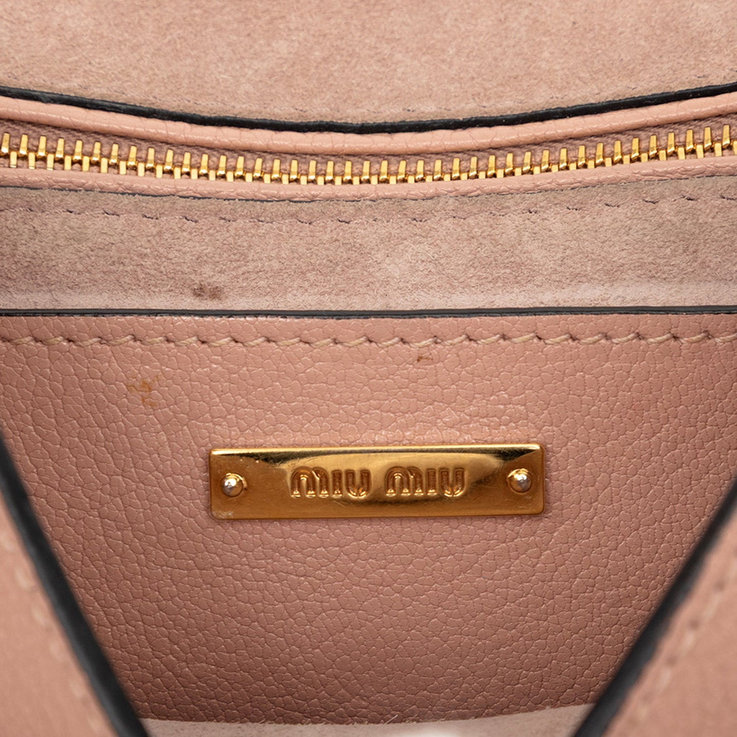 Miu Miu Goatskin Madras Soft Calf Crystal Embellished Crossbody