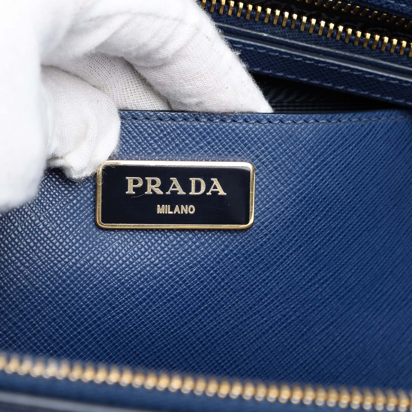 Prada Large Saffiano Lux Galleria Double Zip Tote