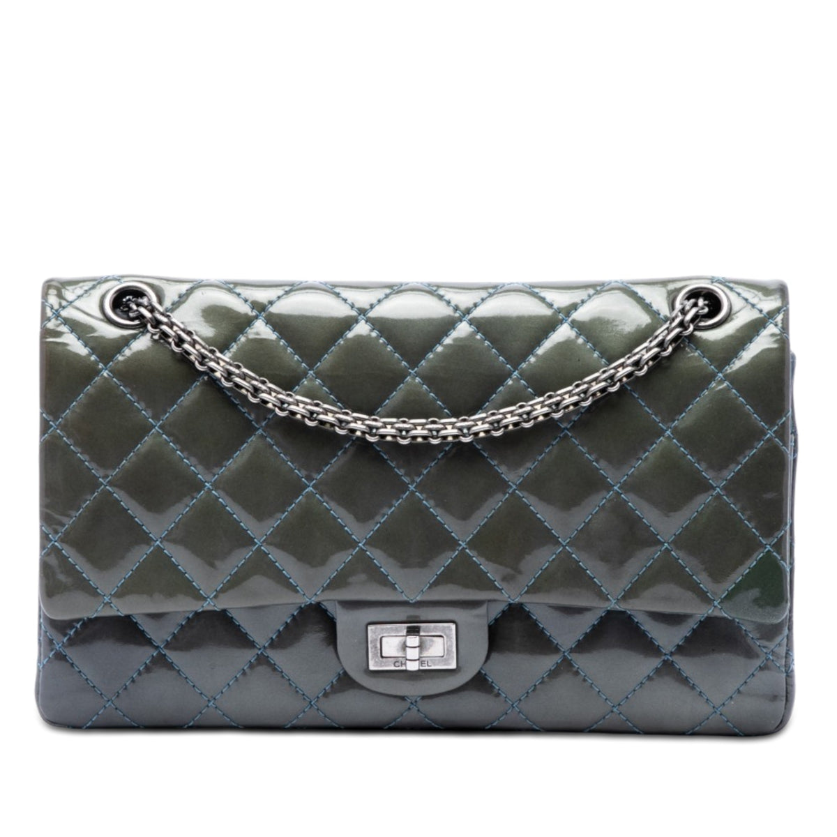 Chanel Quilted Patent Reissue 2.55 Double Flap 226