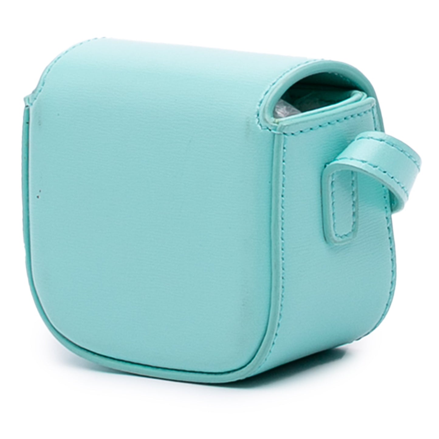 Celine Leather Triomphe AirPods Case with Strap