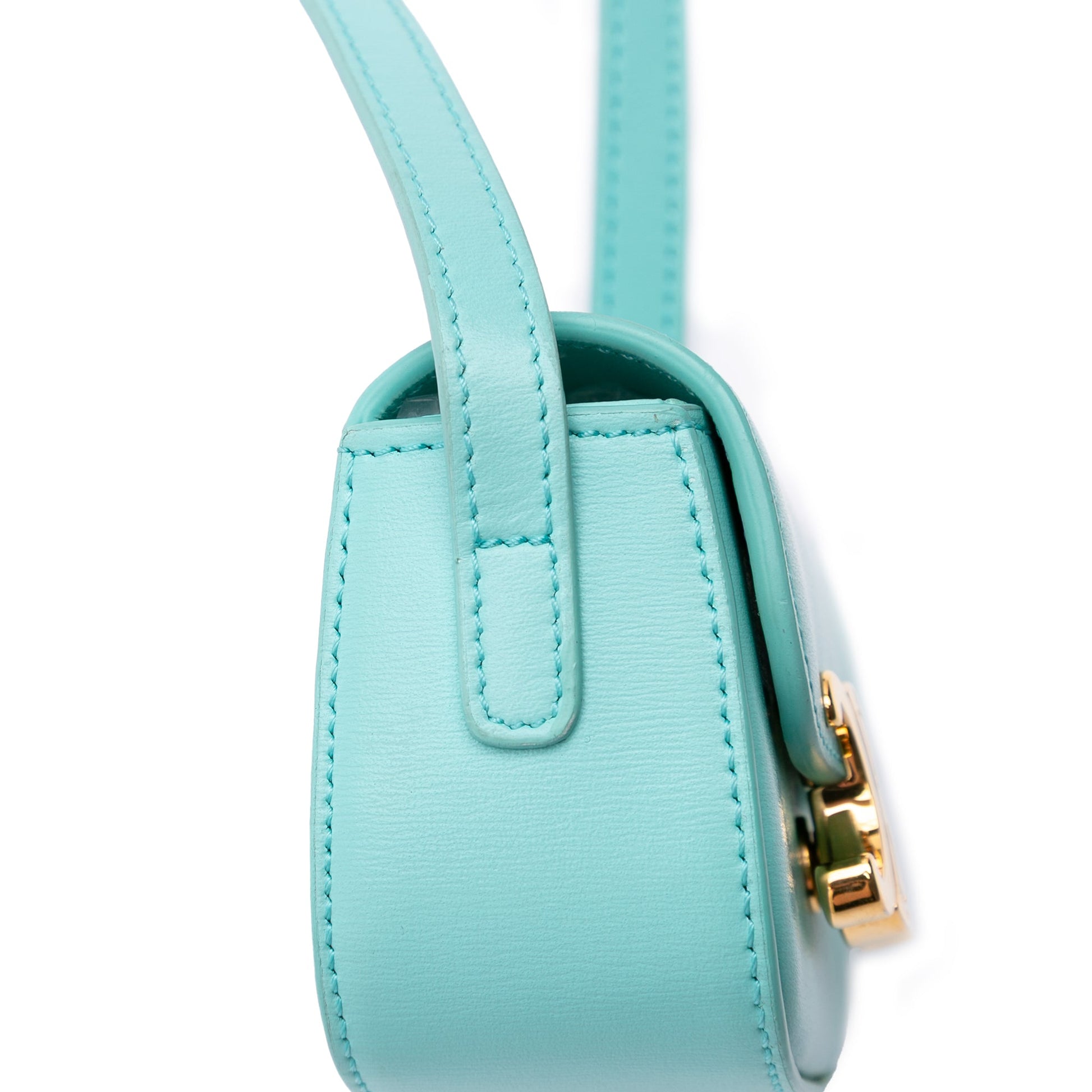 Celine Leather Triomphe AirPods Case with Strap