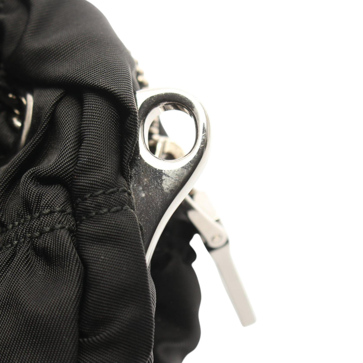 Prada Tessuto Gaufre Chain Satchel