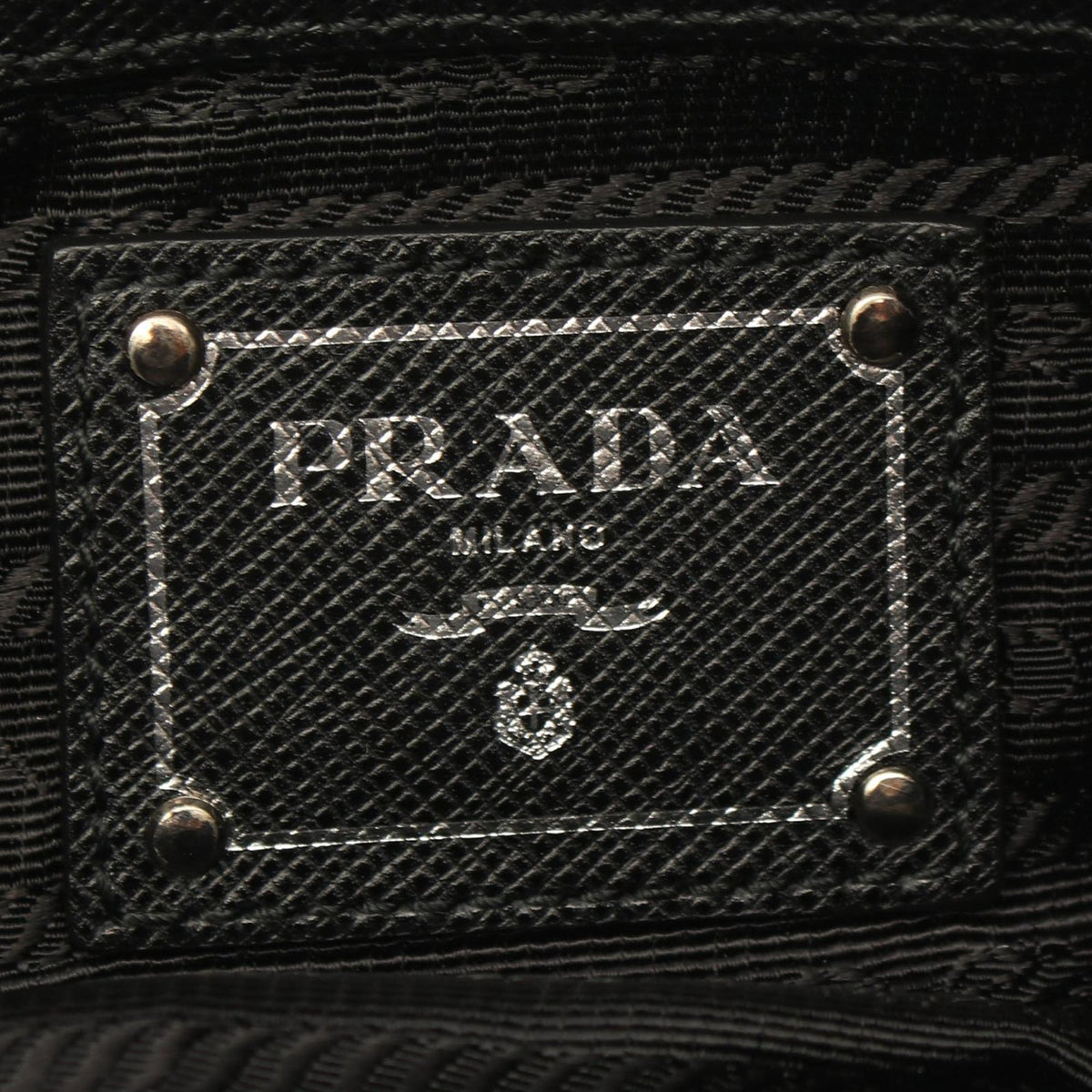 Prada Tessuto Gaufre Chain Satchel