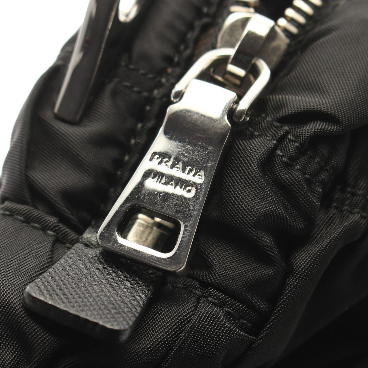 Prada Tessuto Gaufre Chain Satchel