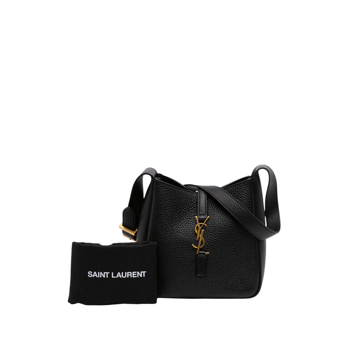 Saint Laurent Baby Grained Calfskin Supple Le 5 a 7 Soft Hobo