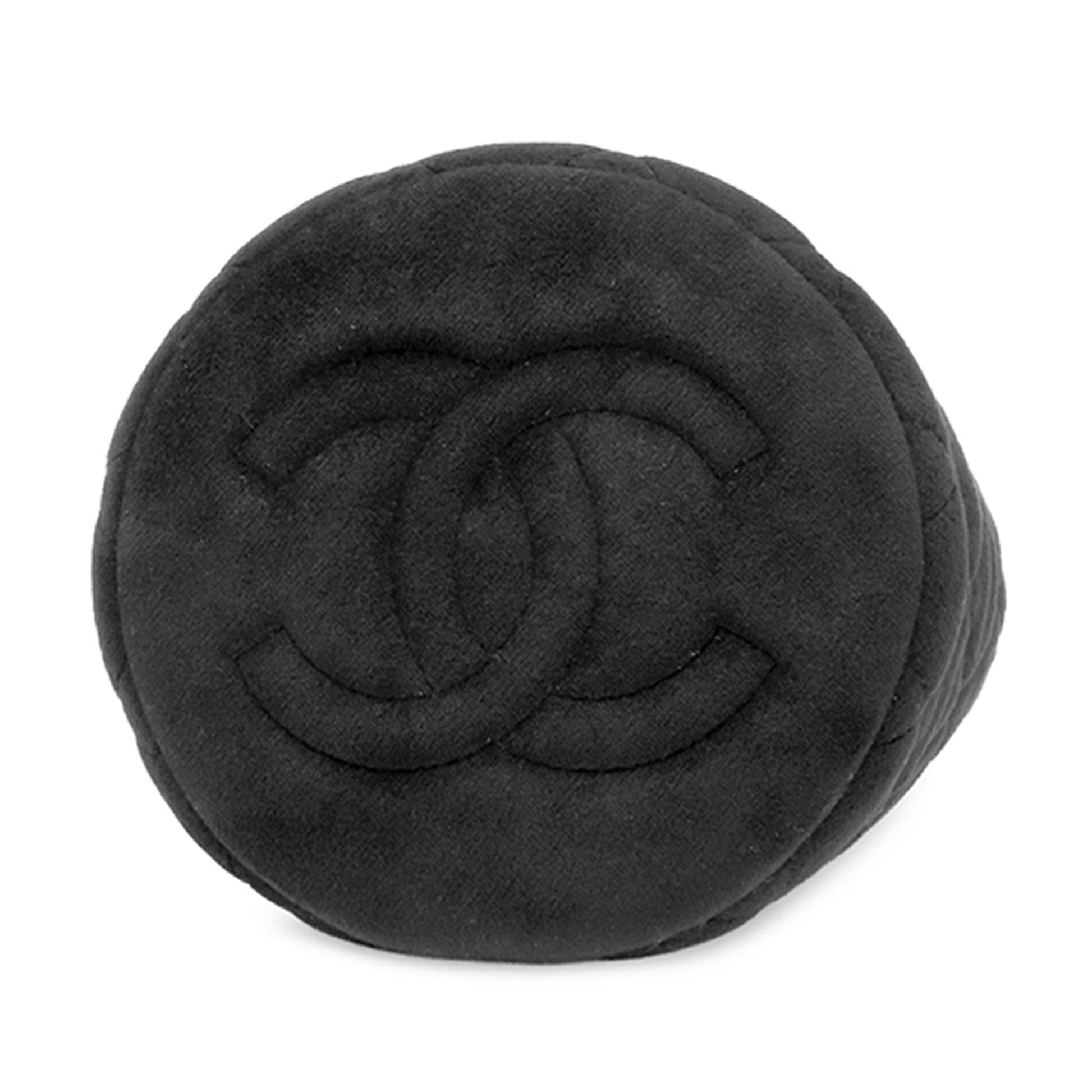 Chanel Quilted Velvet Crystal Pearl Crush Bucket Bag