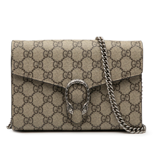 Gucci GG Supreme Dionysus Wallet on Chain