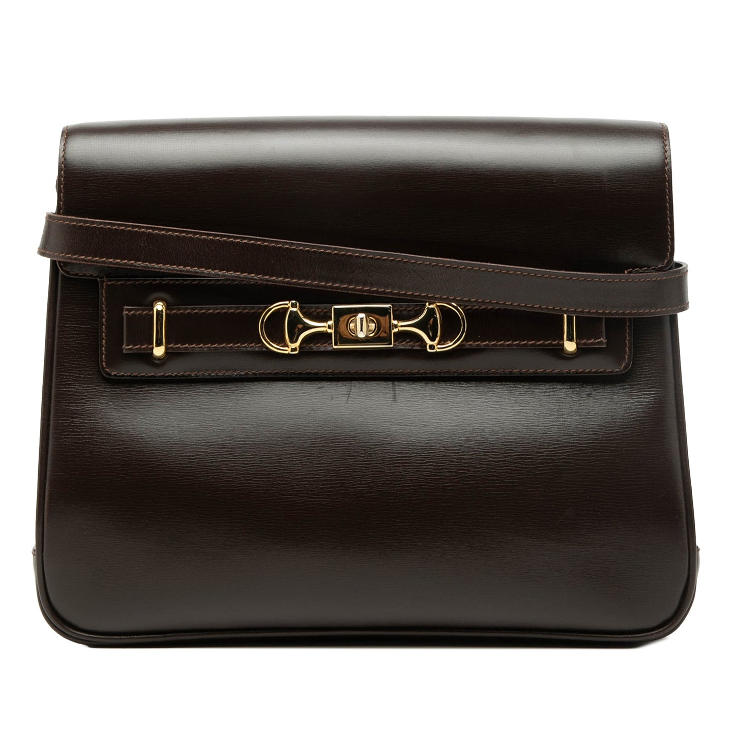 Leather Horsebit Crossbody