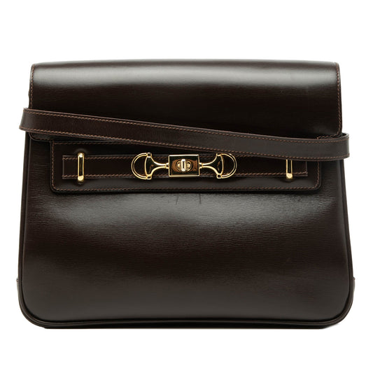 Leather Horsebit Crossbody