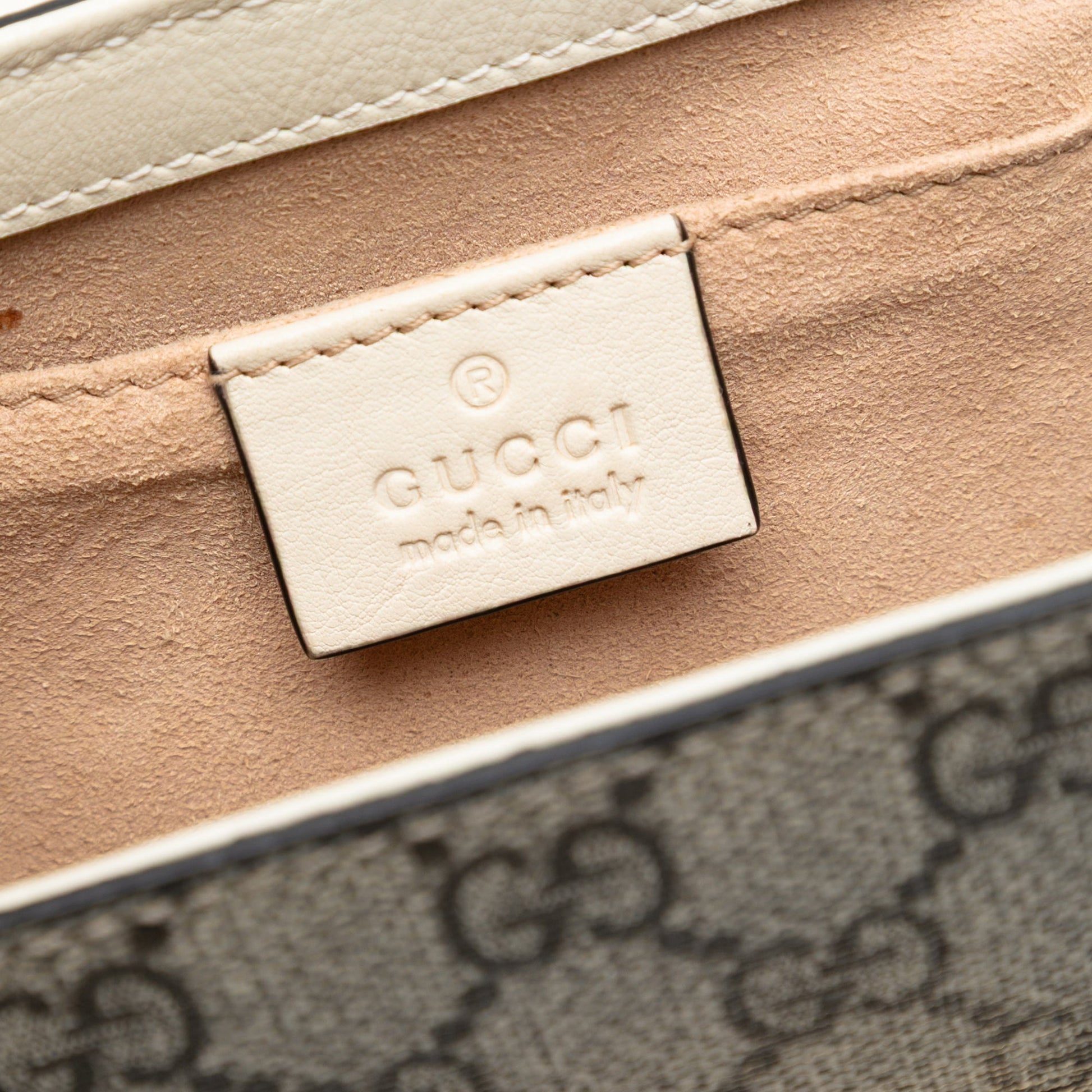 Gucci Small GG Supreme Padlock Crossbody