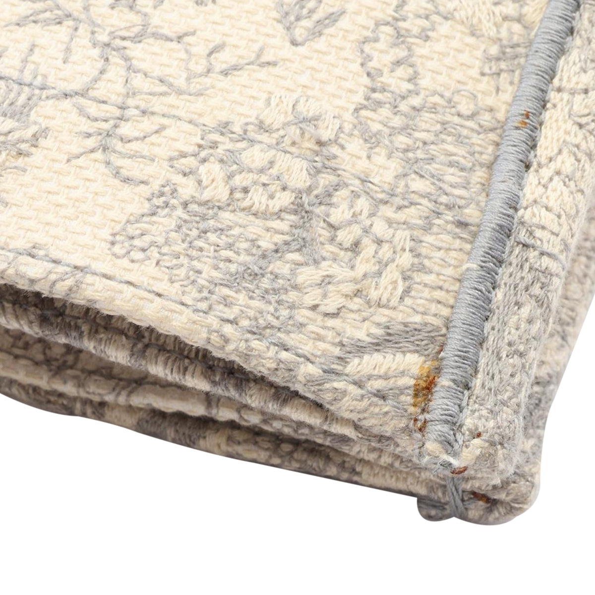 Dior Medium Toile de Jouy Reverse Embroidered Canvas Book Tote — Gray