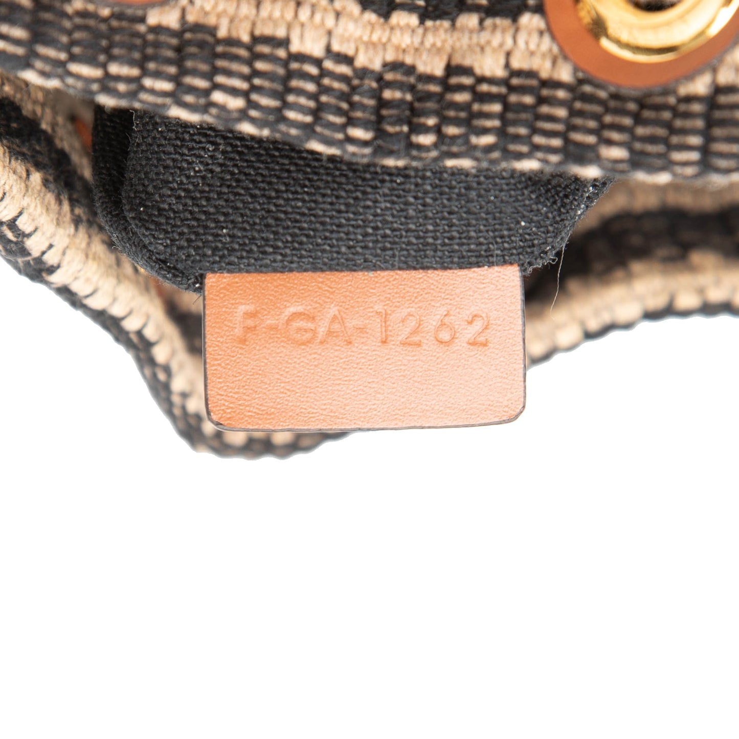 Celine Small Triomphe Raffia Drawstring Bucket Bag
