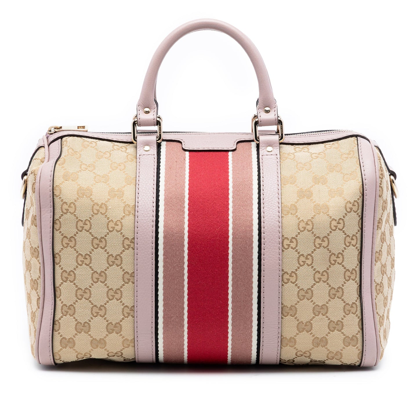 Gucci Medium GG Canvas Web Joy Boston Bag