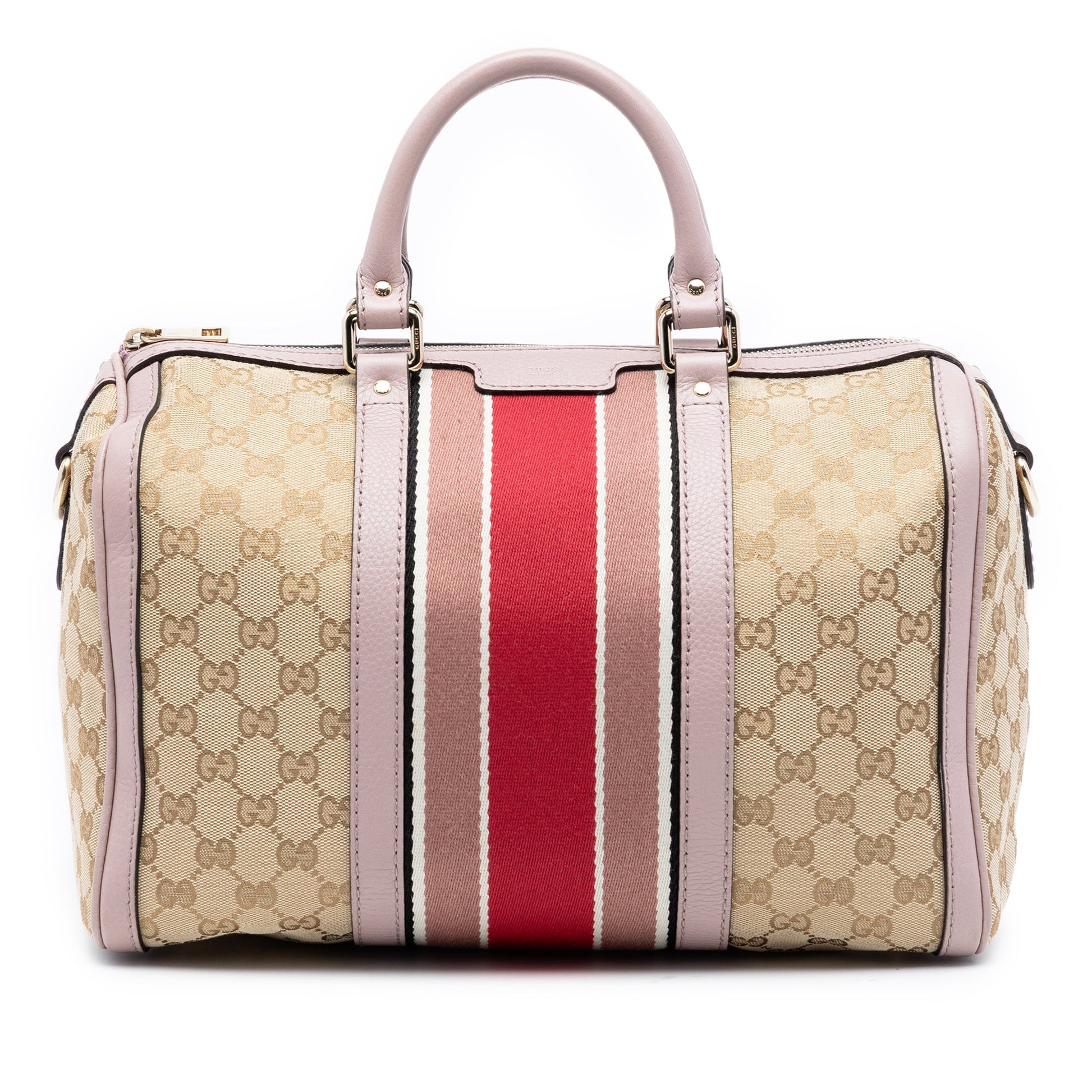 Gucci Medium GG Canvas Web Joy Boston Bag