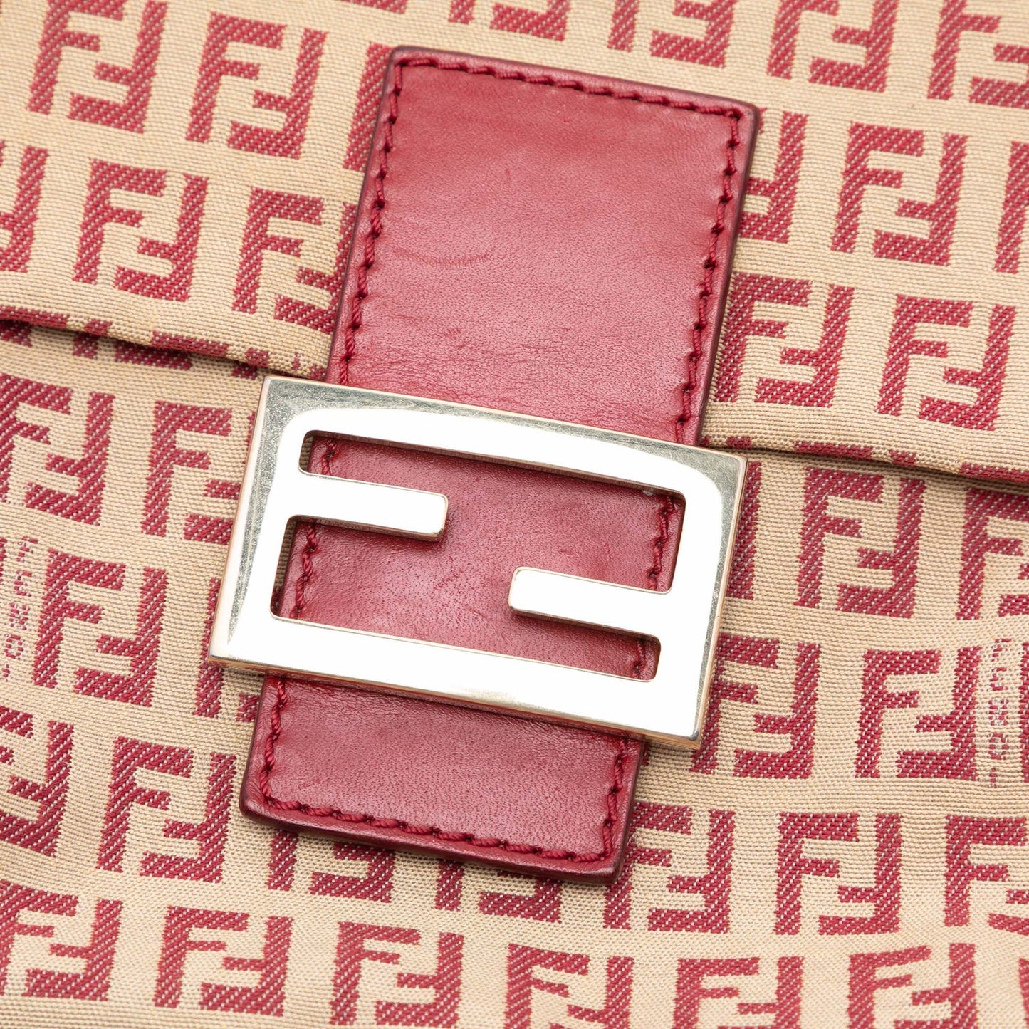 Fendi Zucchino Canvas Flap Crossbody