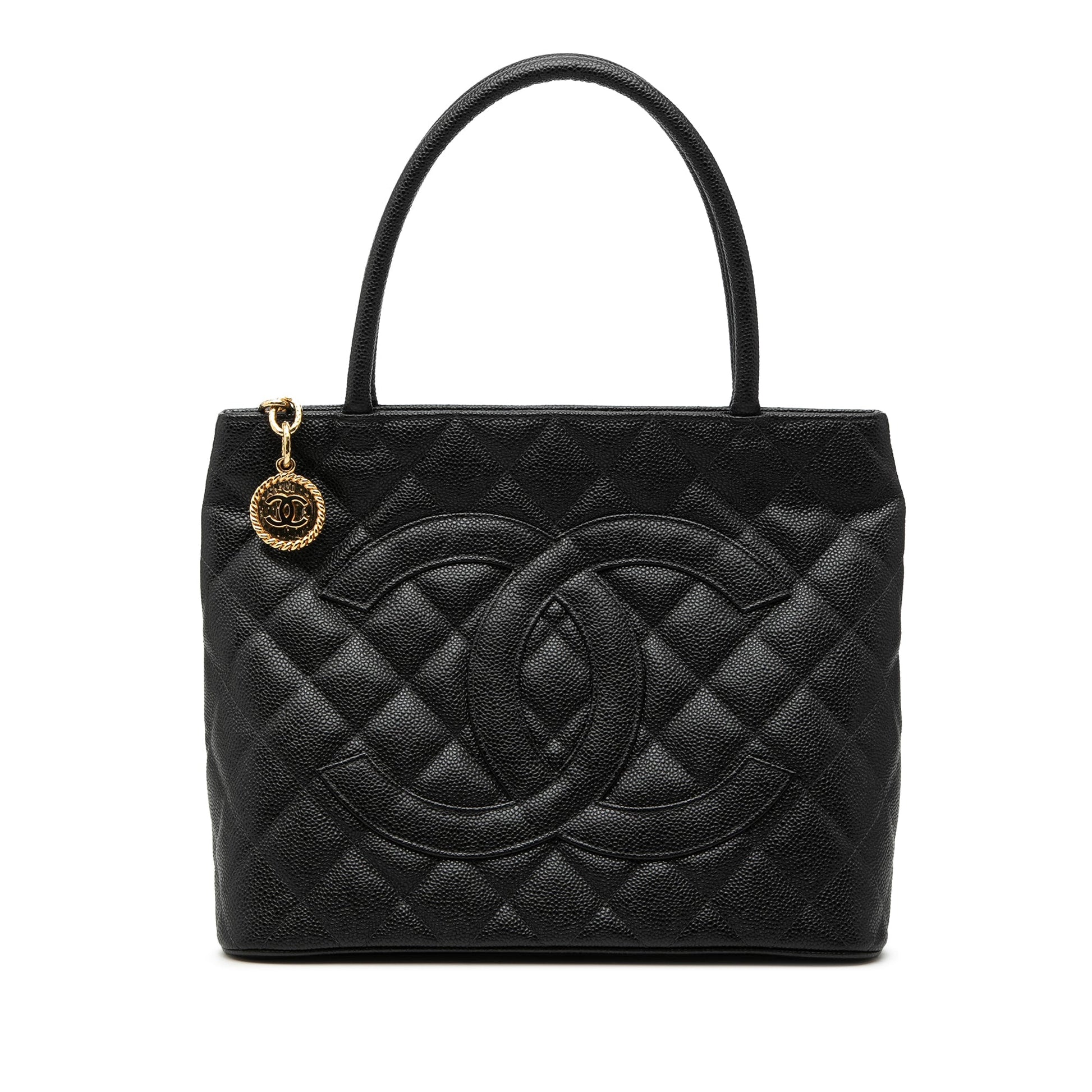 Chanel Caviar Medallion Tote