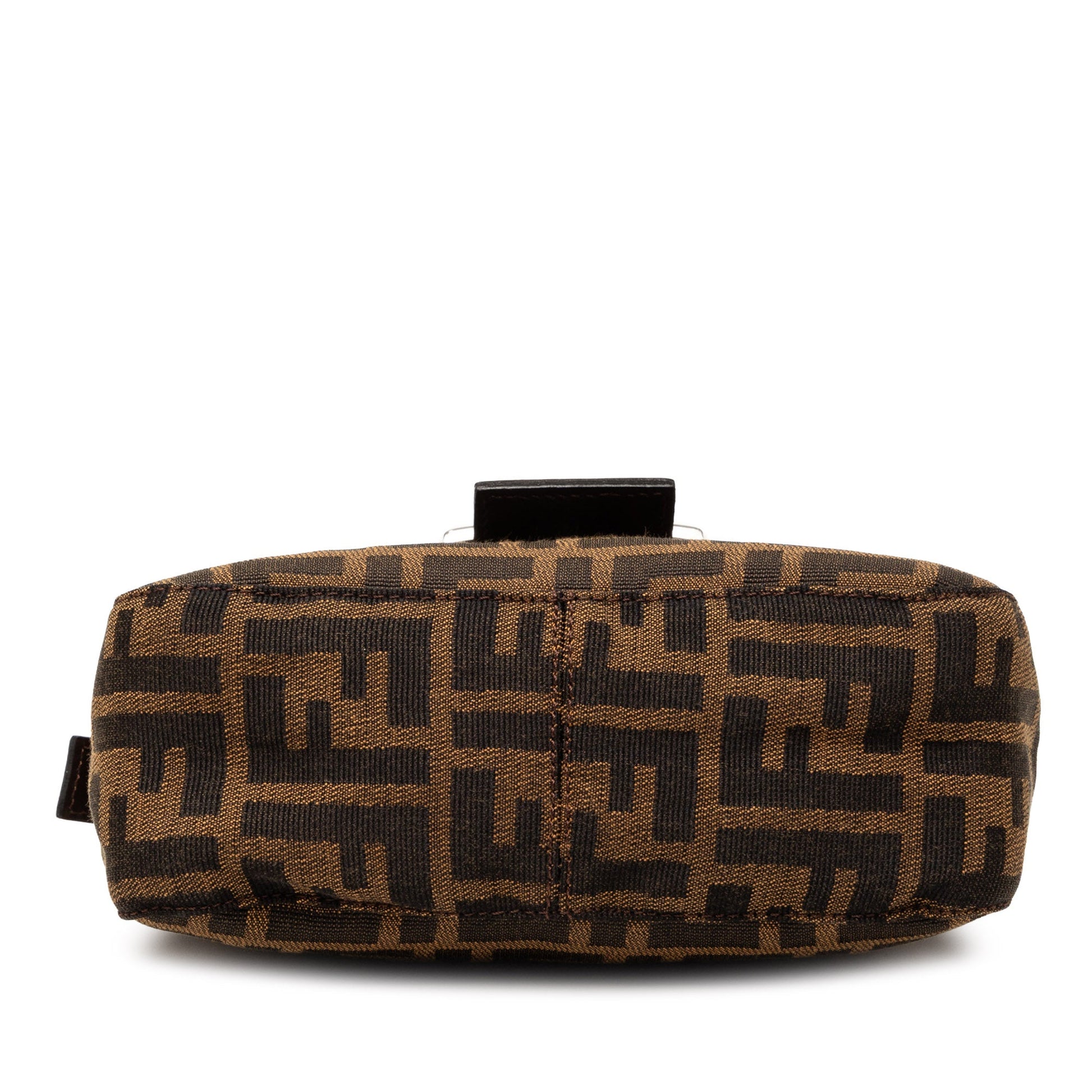 Fendi Zucca Canvas Shoulder Bag