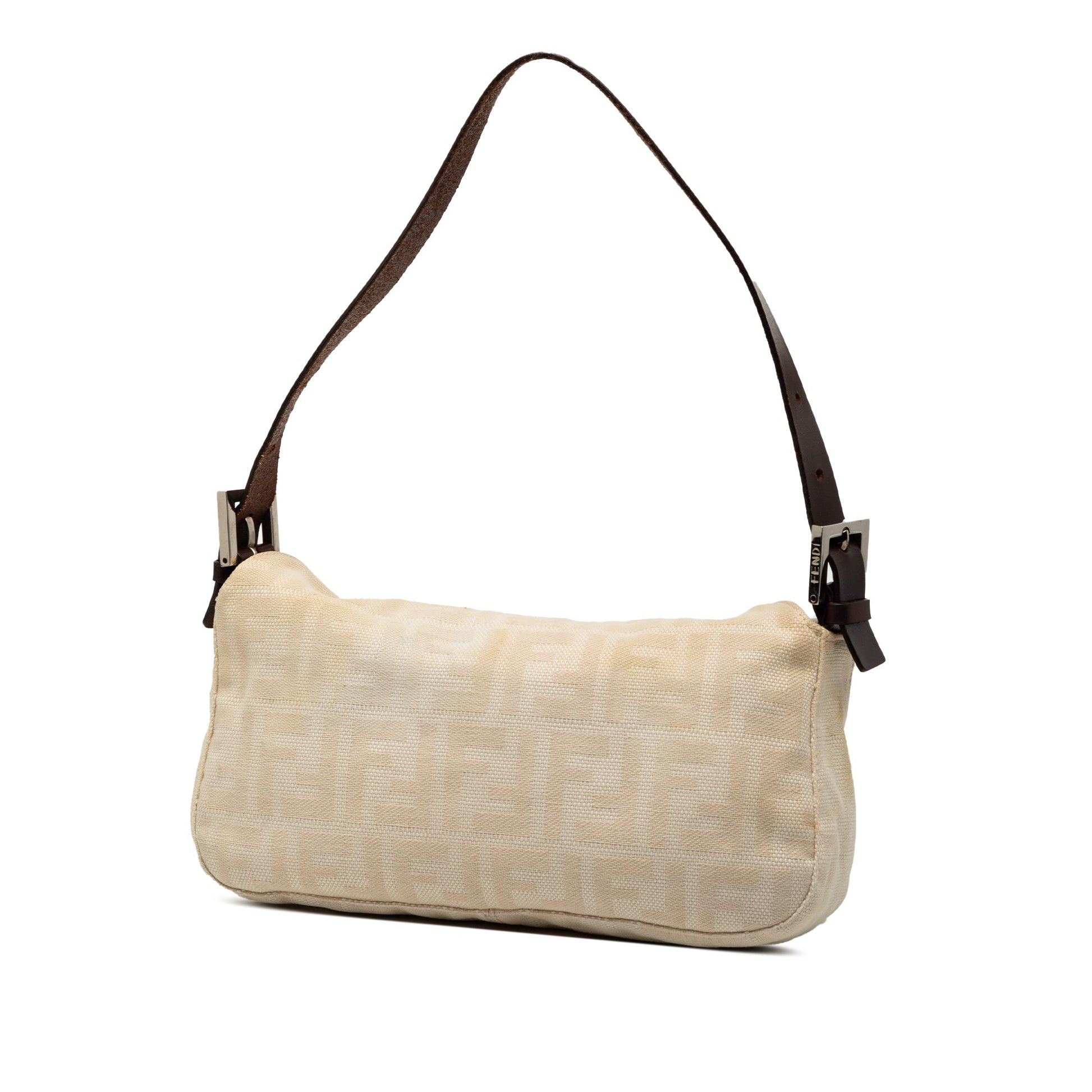 Fendi Zucca Canvas Double Flap Mamma