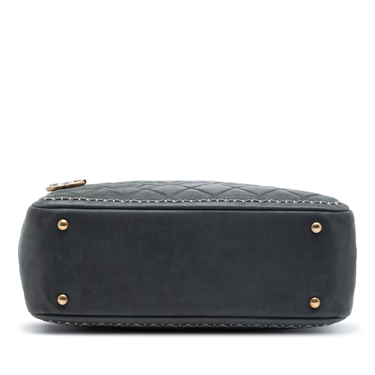 Chanel CC Quilted Iridescent Calfskin Whipstitch Camera Bag