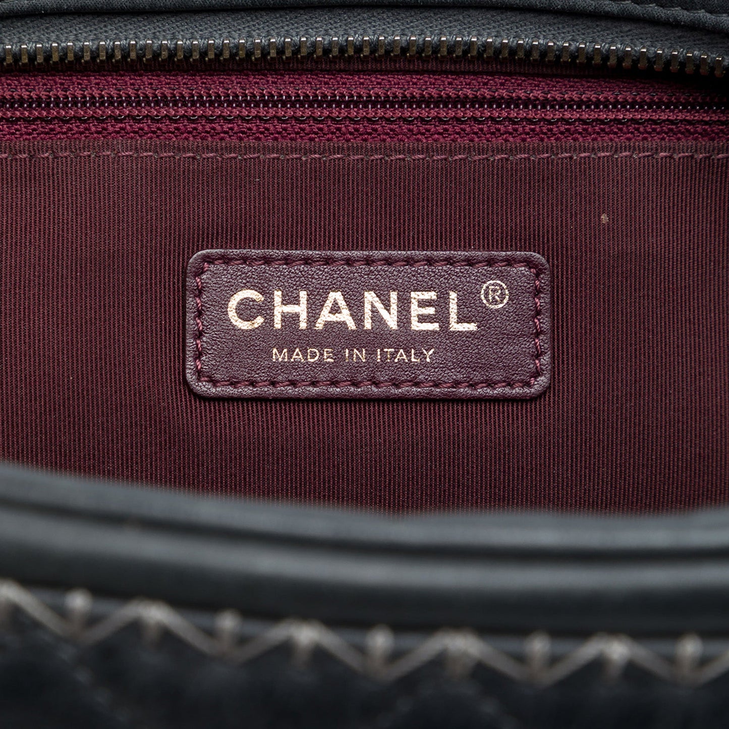 Chanel CC Quilted Iridescent Calfskin Whipstitch Camera Bag