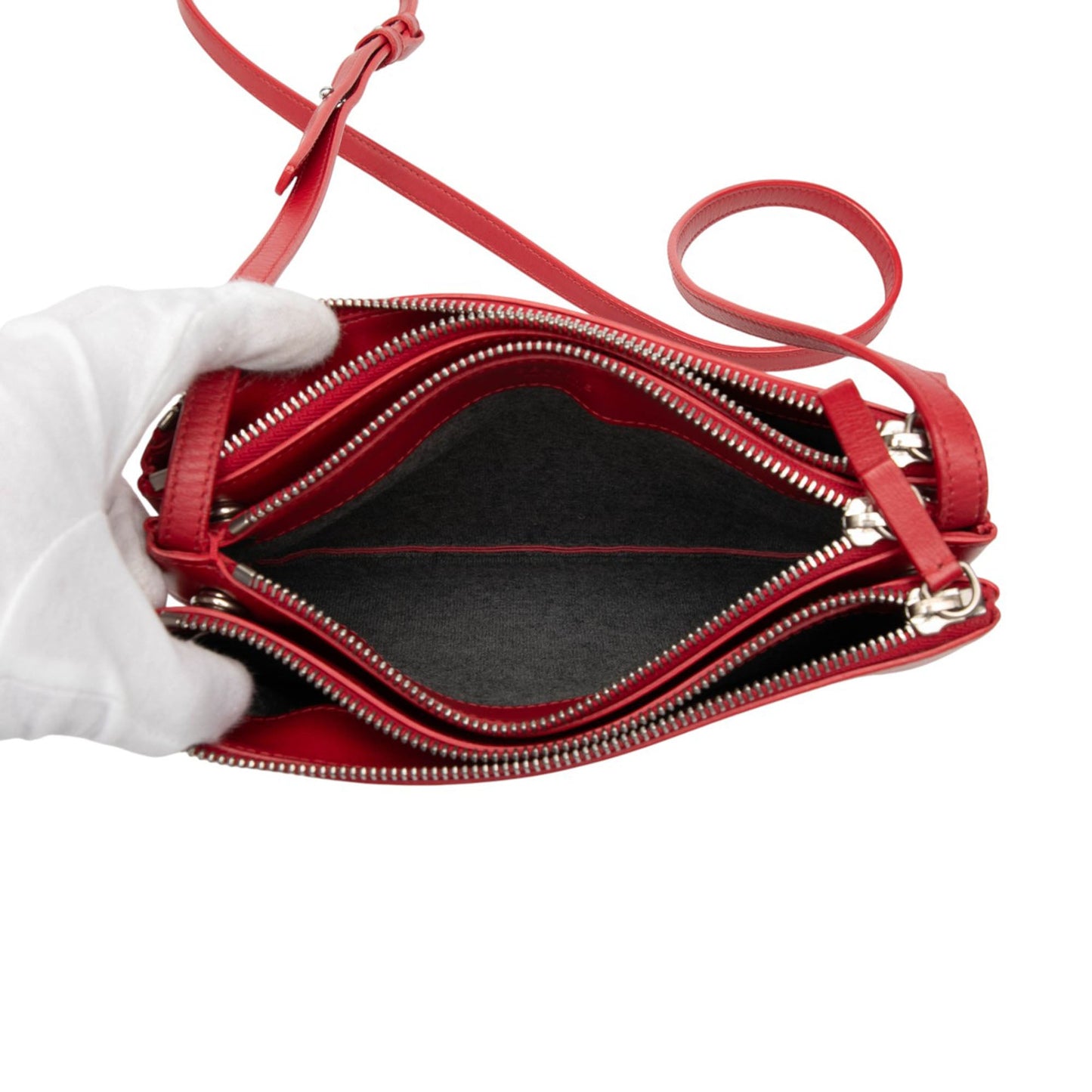 Celine Small Lambskin Trio Crossbody
