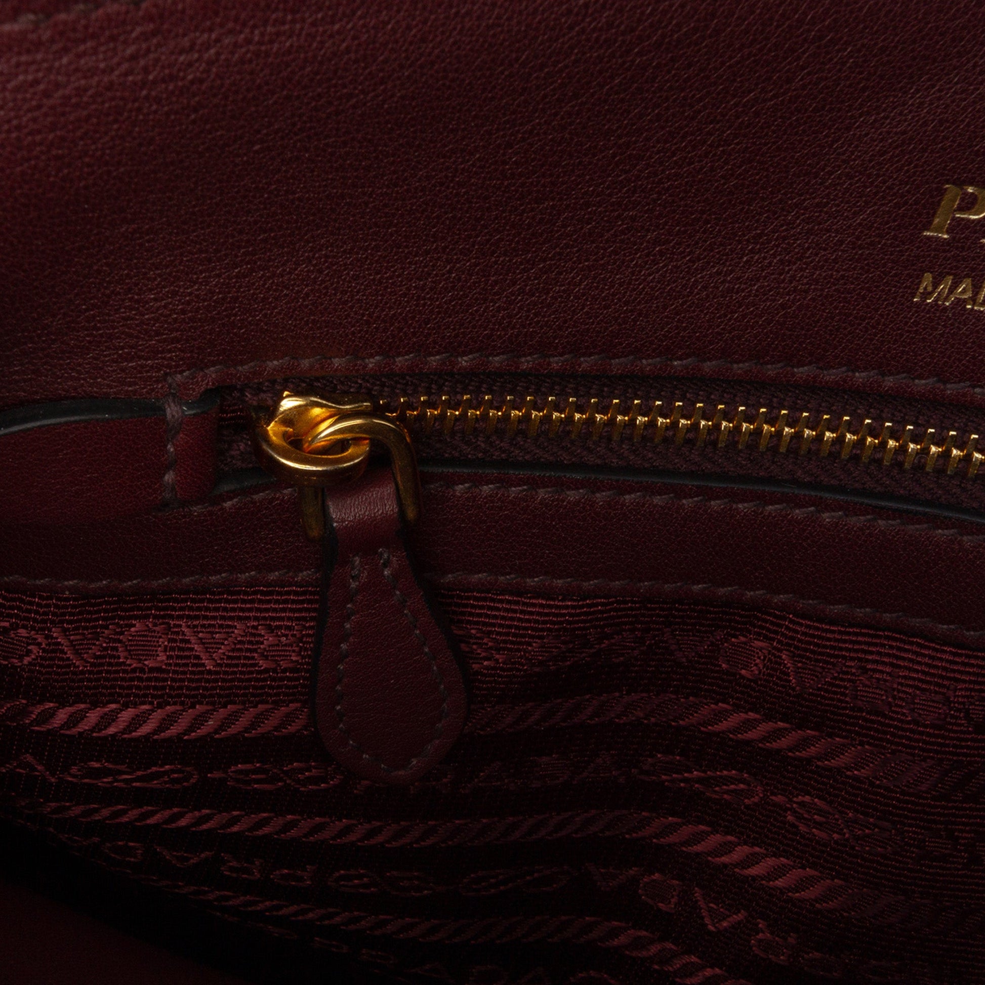 Prada City Calf Colorblock Bibliotheque Crossbody