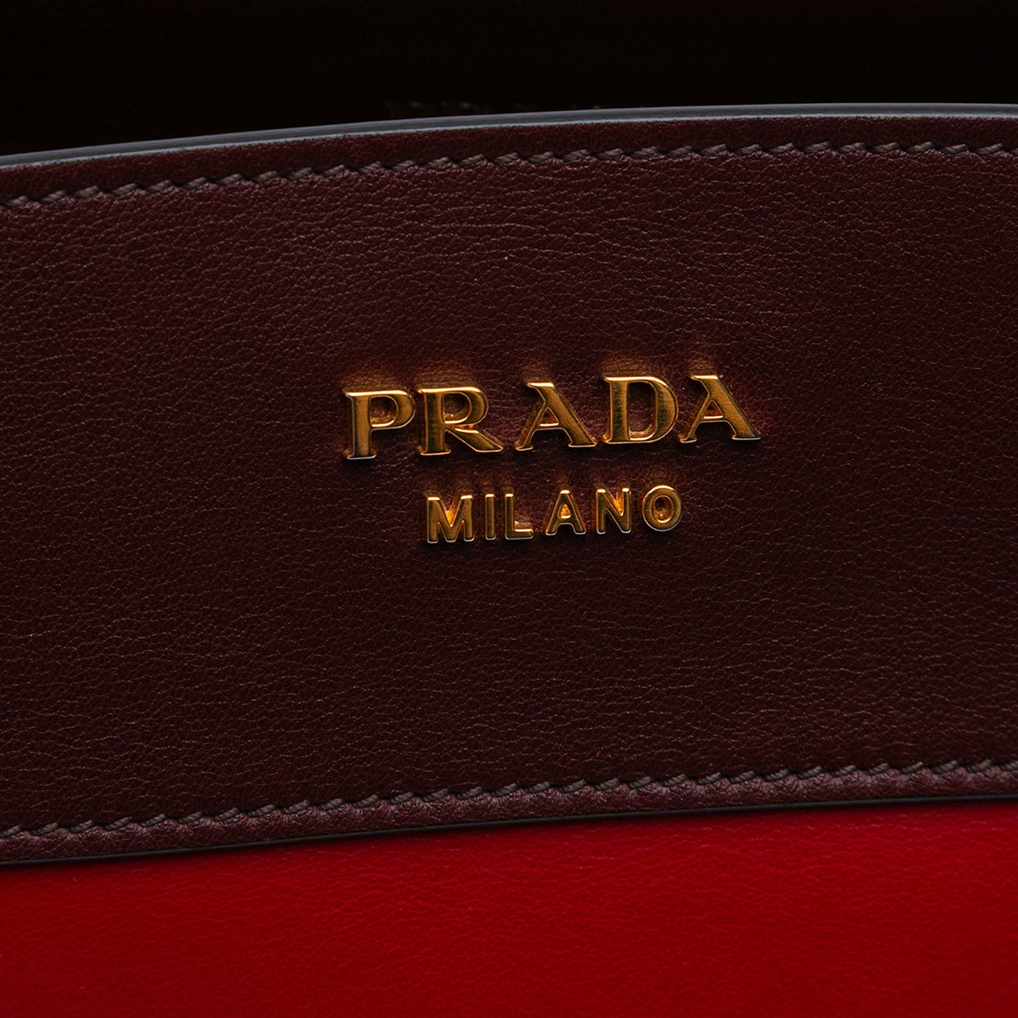 Prada City Calf Colorblock Bibliotheque Crossbody
