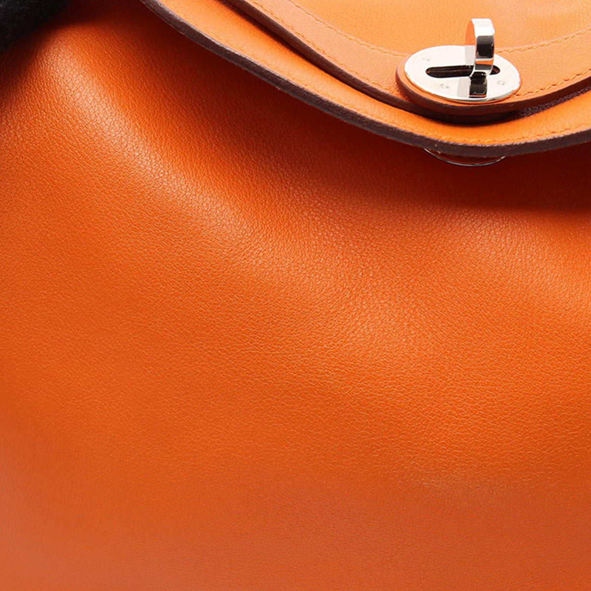 Hermès Clemence Lindy 30 — Orange