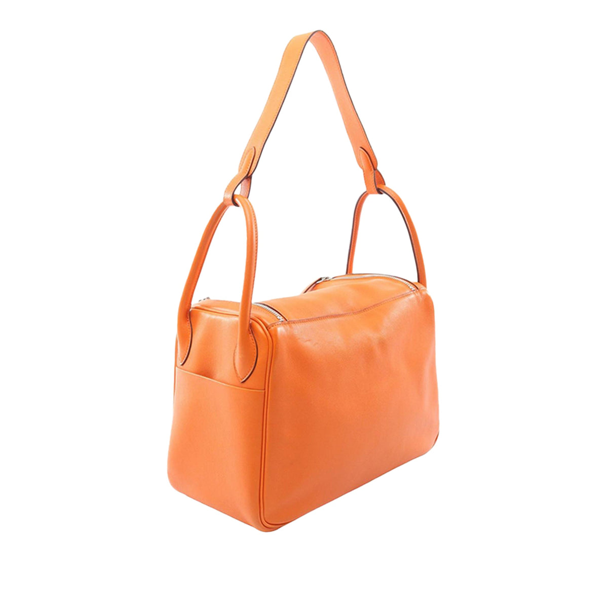 Hermès Clemence Lindy 30 — Orange