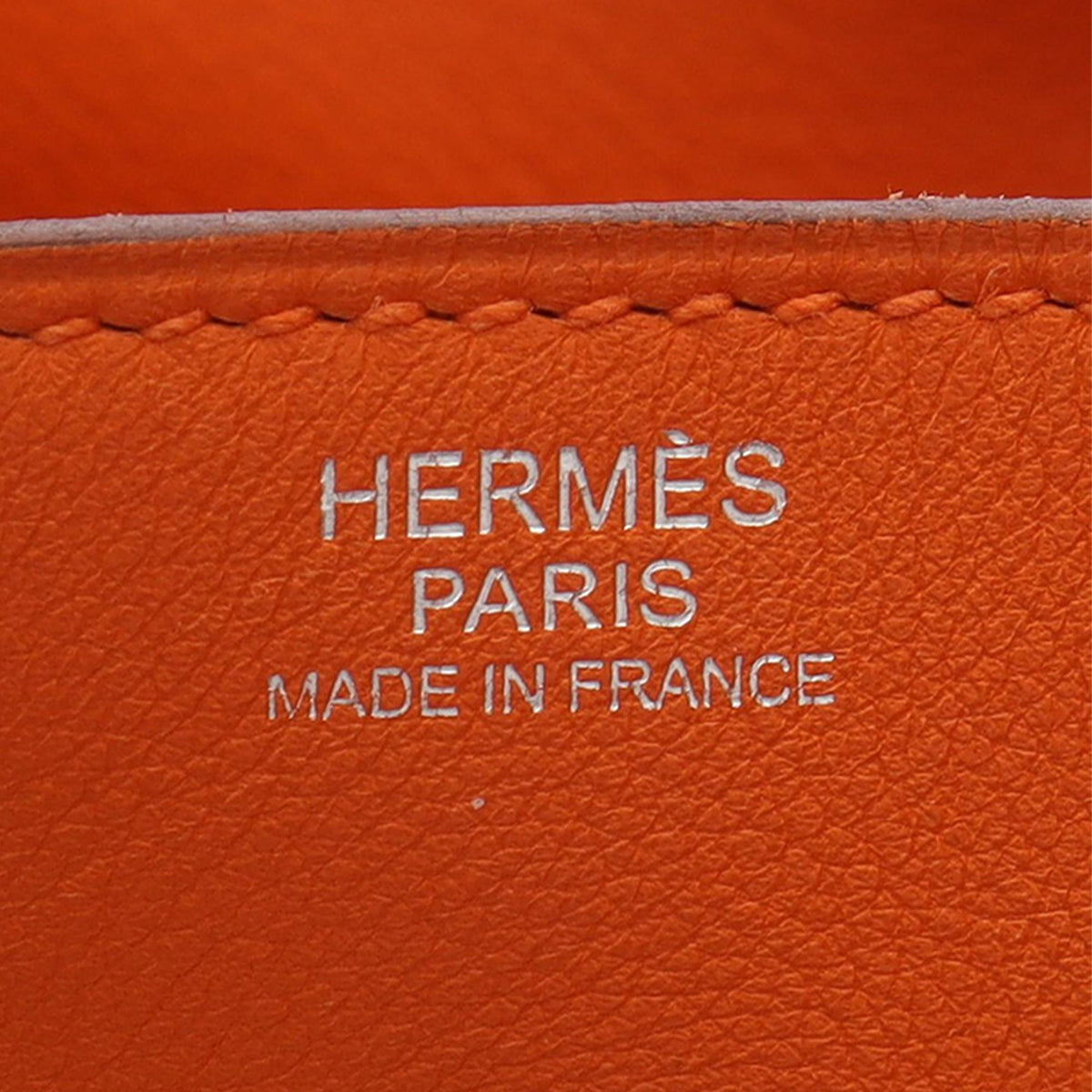 Hermès Clemence Lindy 30 — Orange