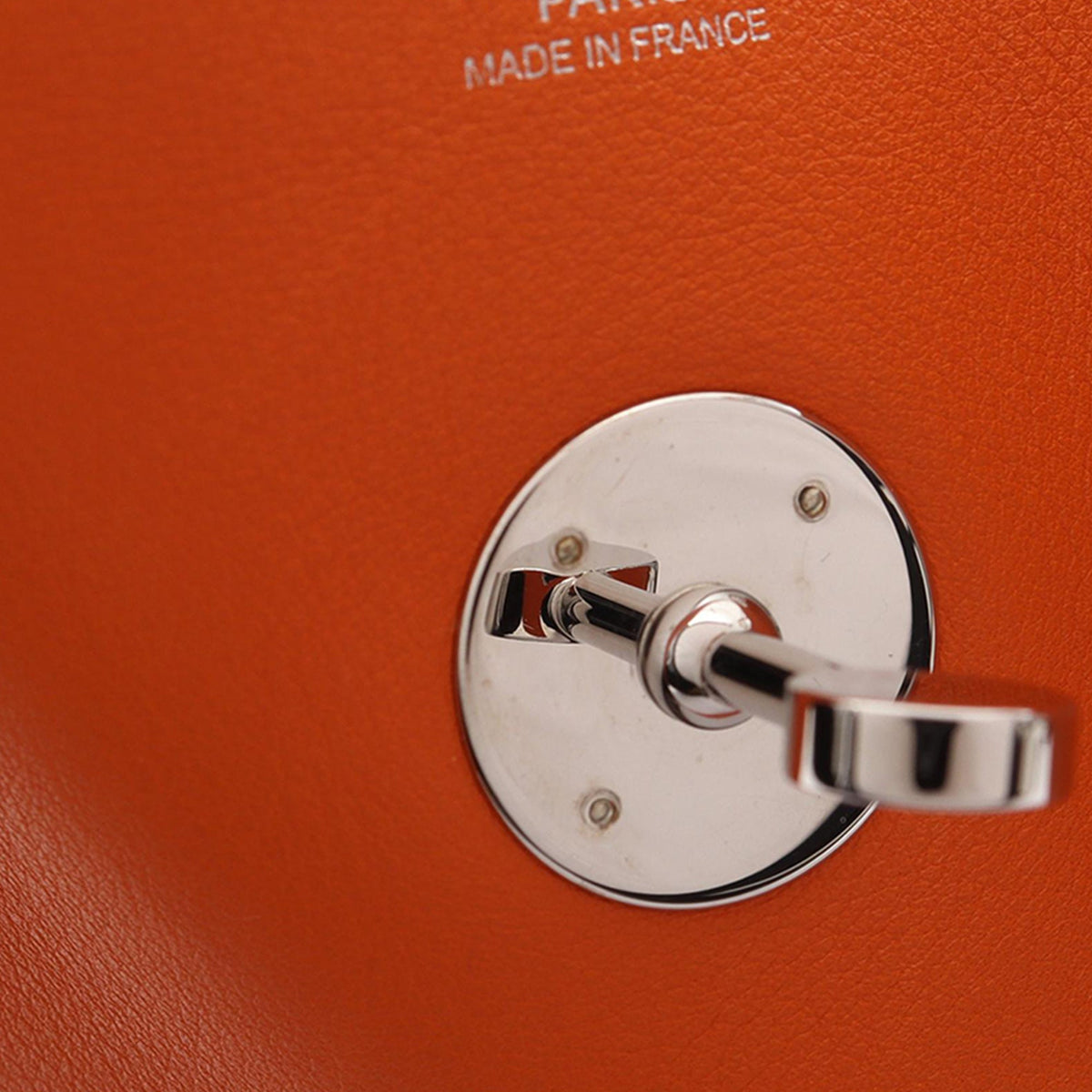 Hermès Clemence Lindy 30 — Orange