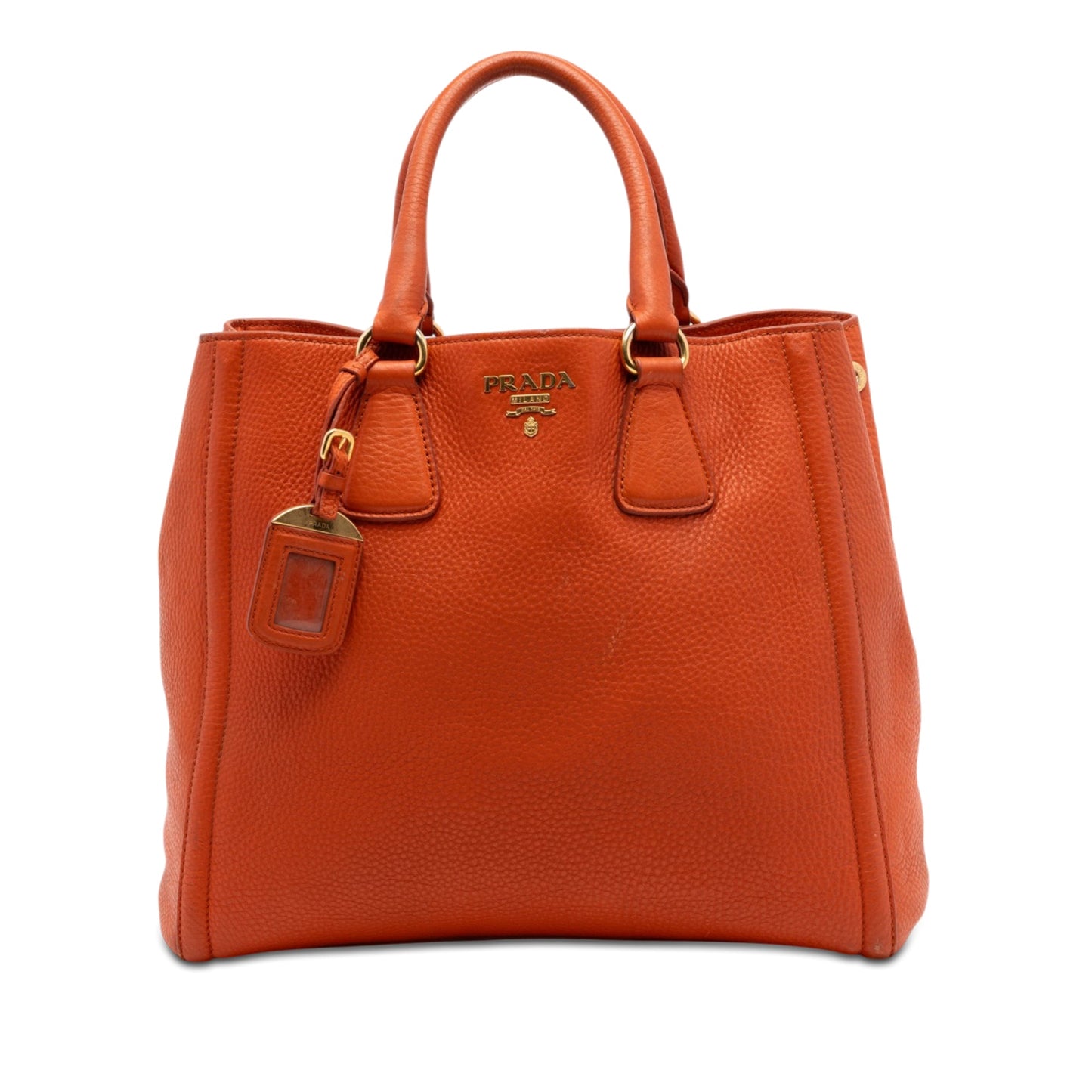 Prada Vitello Daino Open Convertible Tote