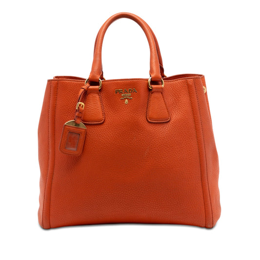 Prada Vitello Daino Open Convertible Tote
