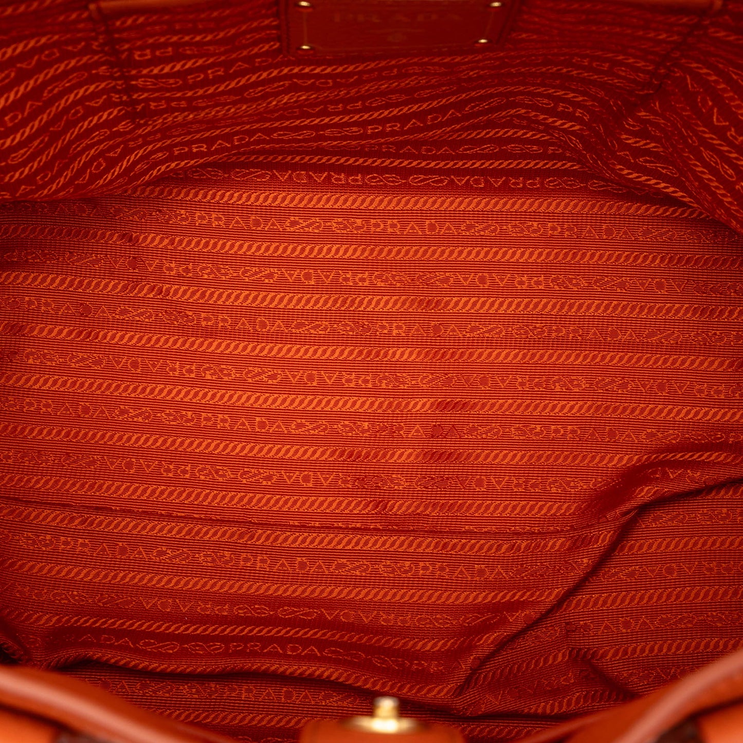Prada Vitello Daino Open Convertible Tote