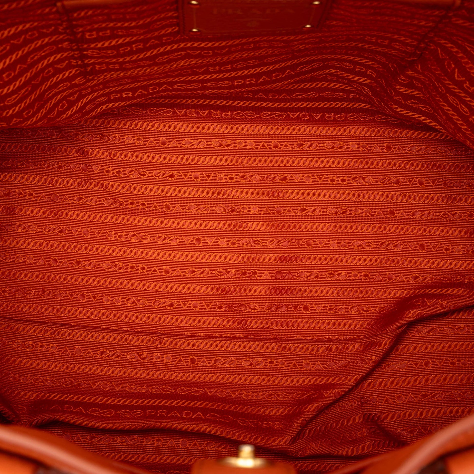 Prada Vitello Daino Open Convertible Tote