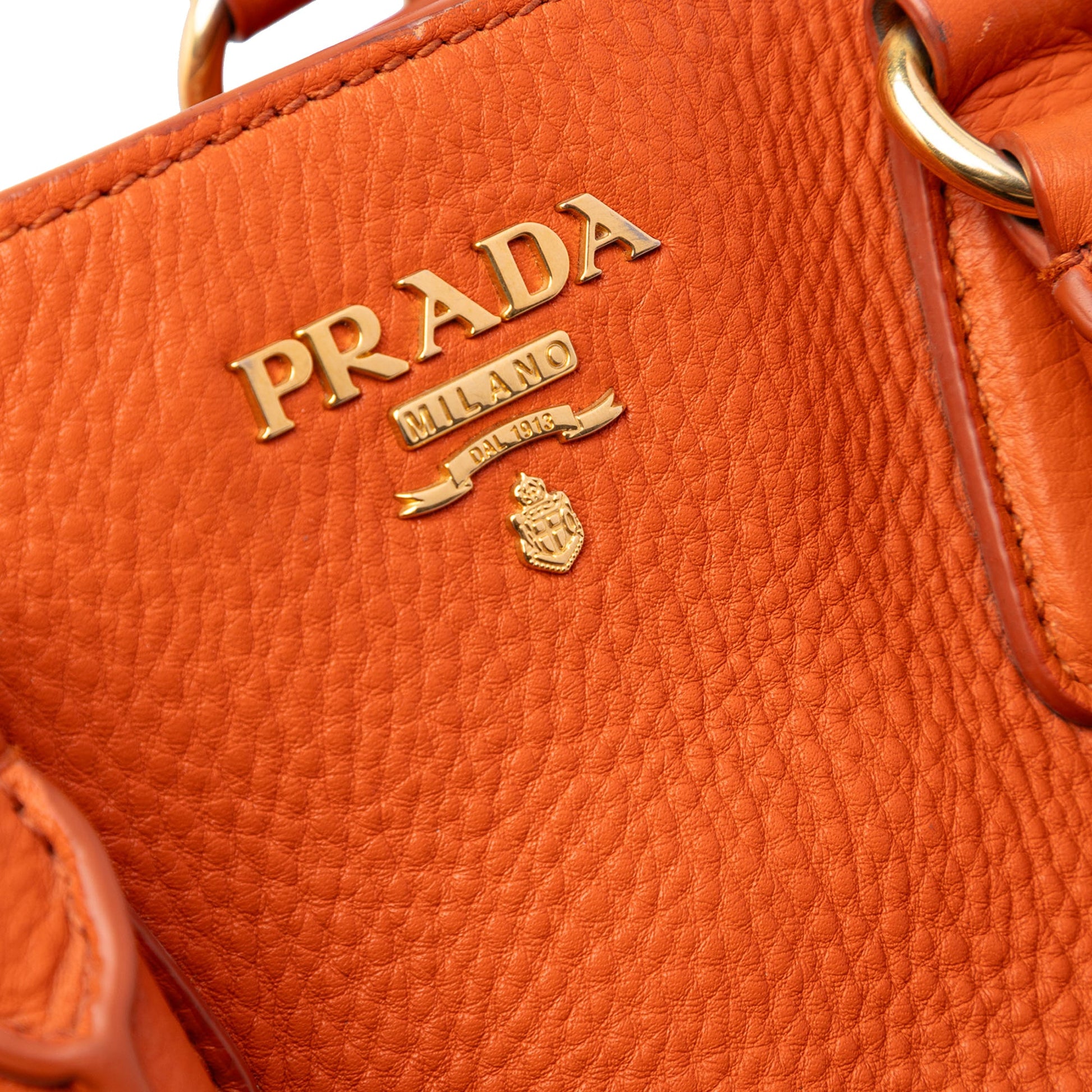 Prada Vitello Daino Open Convertible Tote