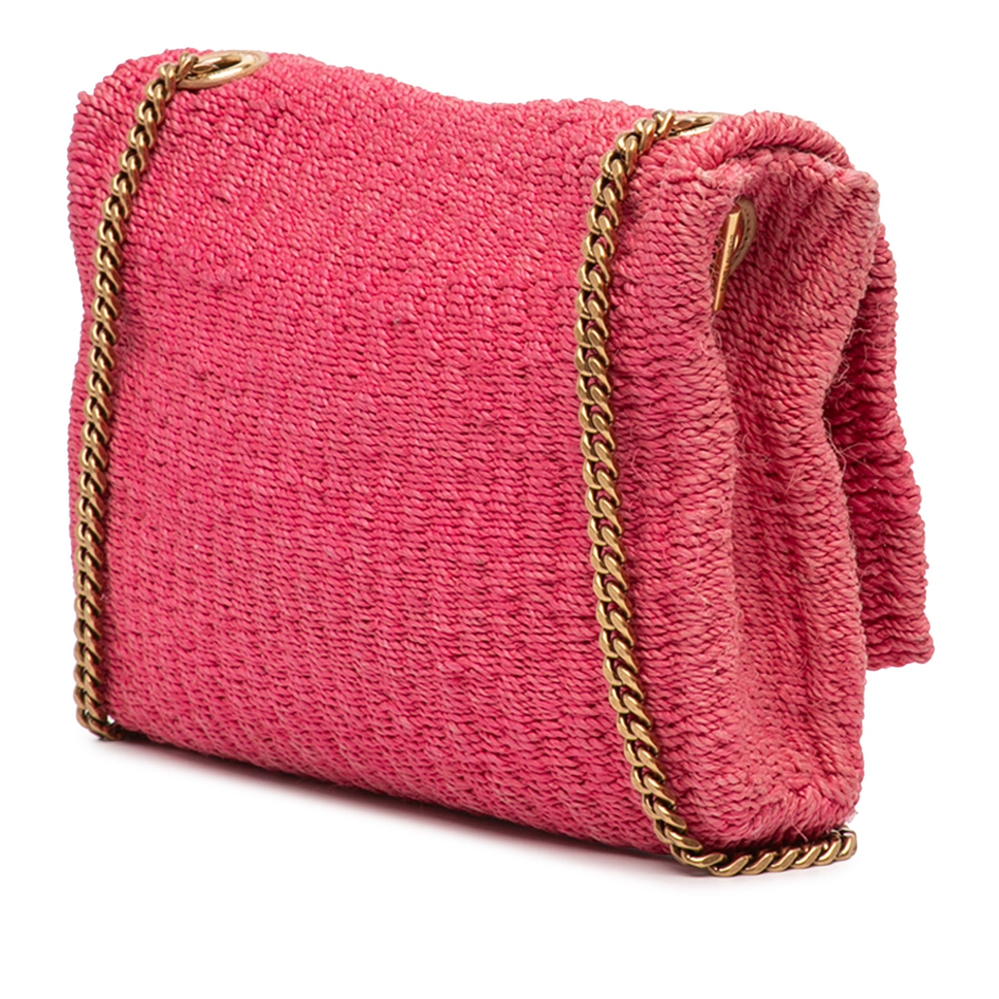 Saint Laurent Medium Raffia Monogram Kate Crossbody