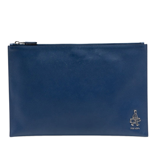 Prada Saffiano Bellboy Voyage Clutch