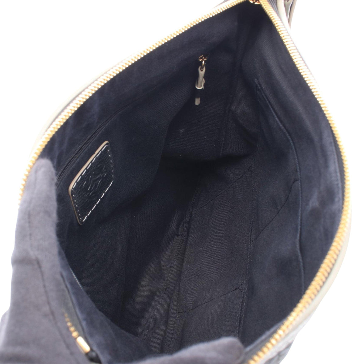 LOEWE Anagram Canvas New Road Crossbody — Black