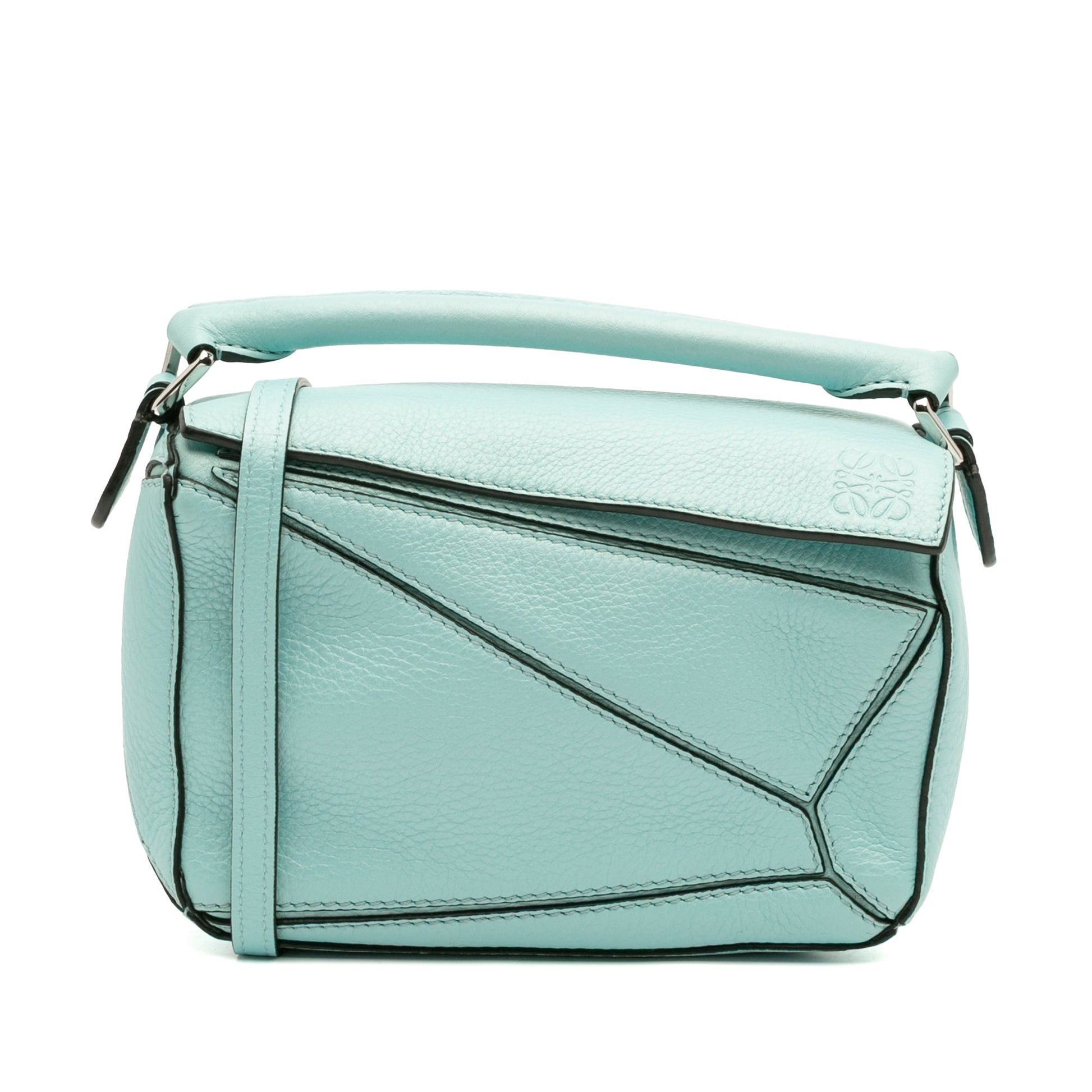 LOEWE Mini Calfskin Puzzle Satchel